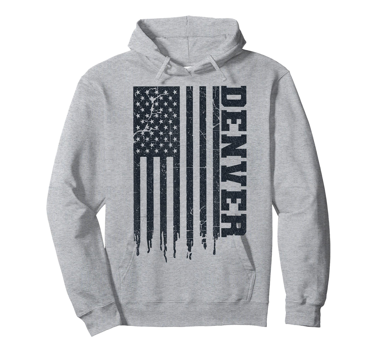 Patriotic Denver Home Pride USA Flag Iconic Denver T-Shirt