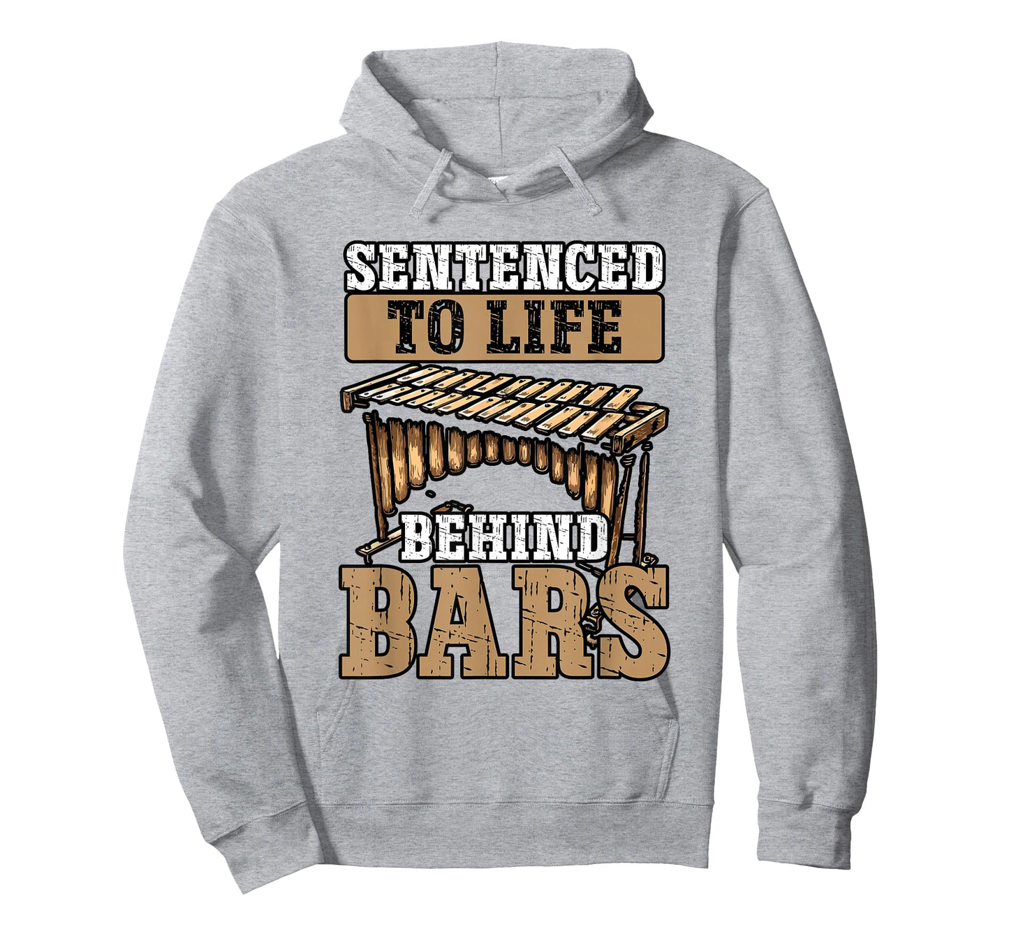 Marimbist Life behind Bars Orchestra Marching Band Marimba T-Shirt