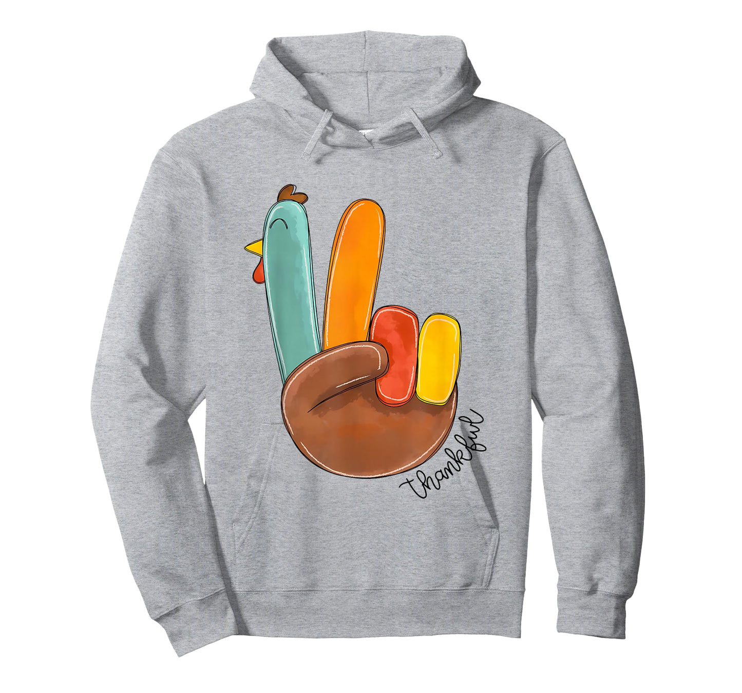Cute Little Turkey Peace Tee Thanksgiving Kids T-Shirt