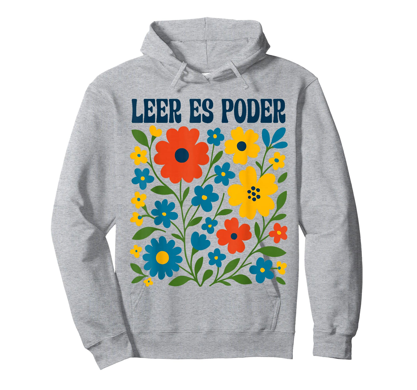 Leer ES Poder Cute Floral Boho Spanish Teacher Reading T-Shirt