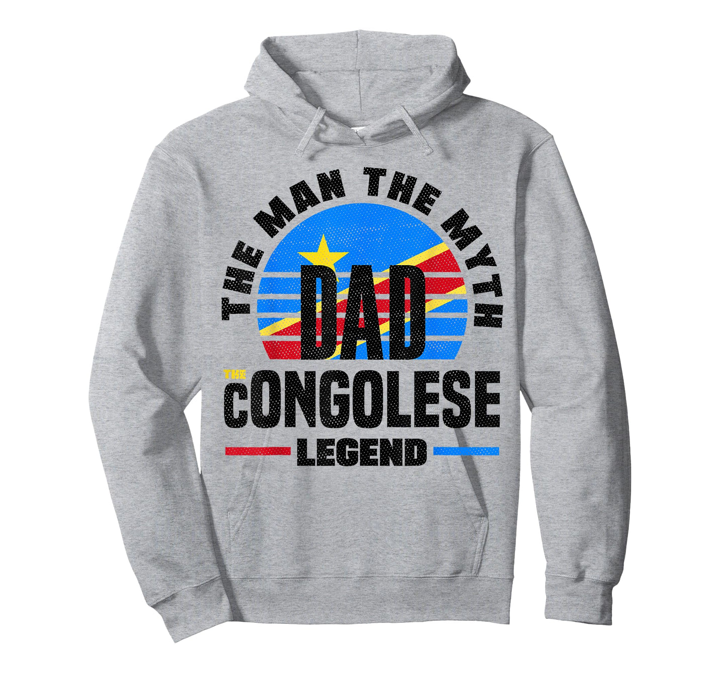 Congolese DR Congo Congolese Flag Fathers Day T-Shirt