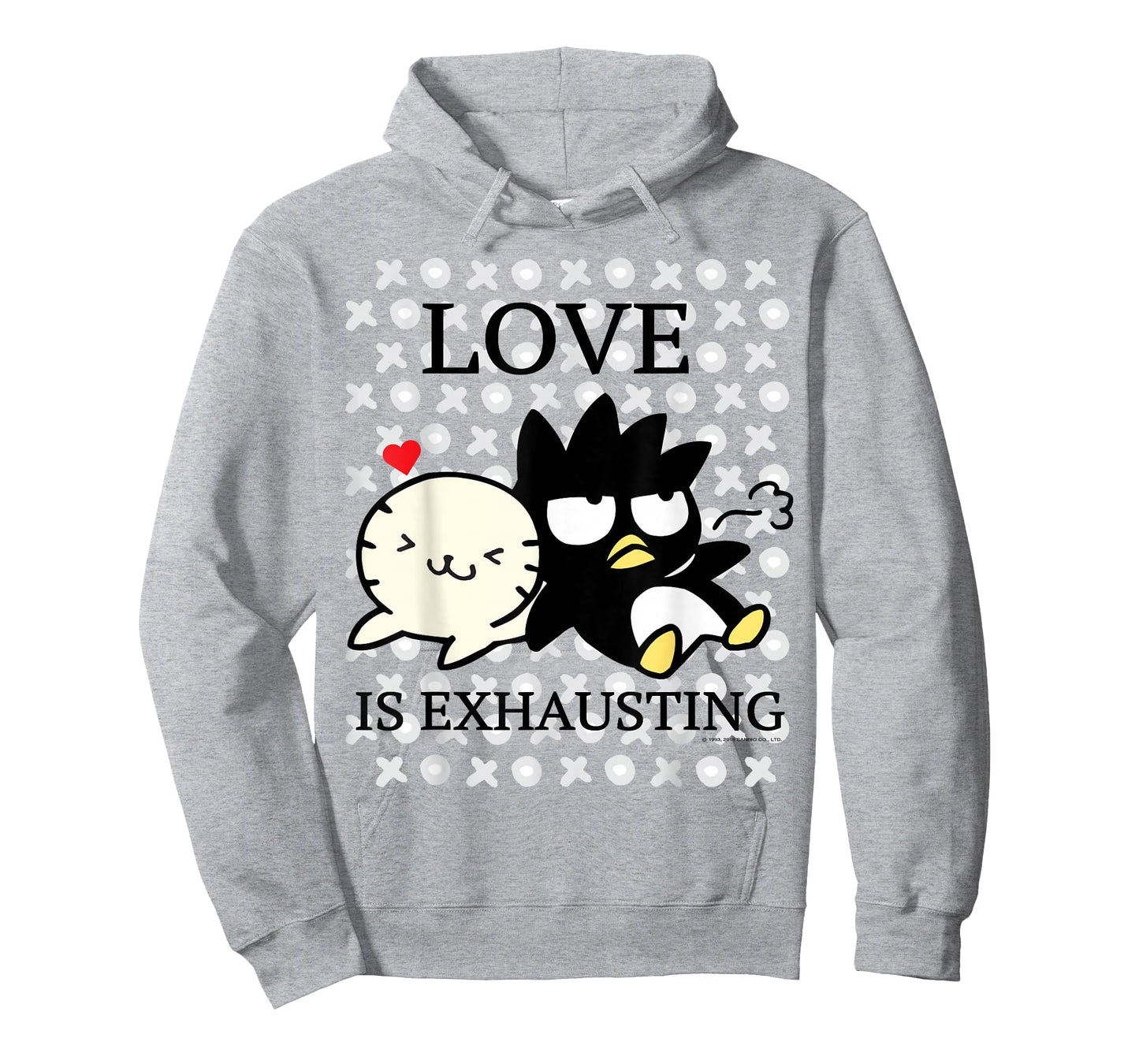 Badtz - Maru "Love is Exhausting" Valentine Shirt T-Shirt