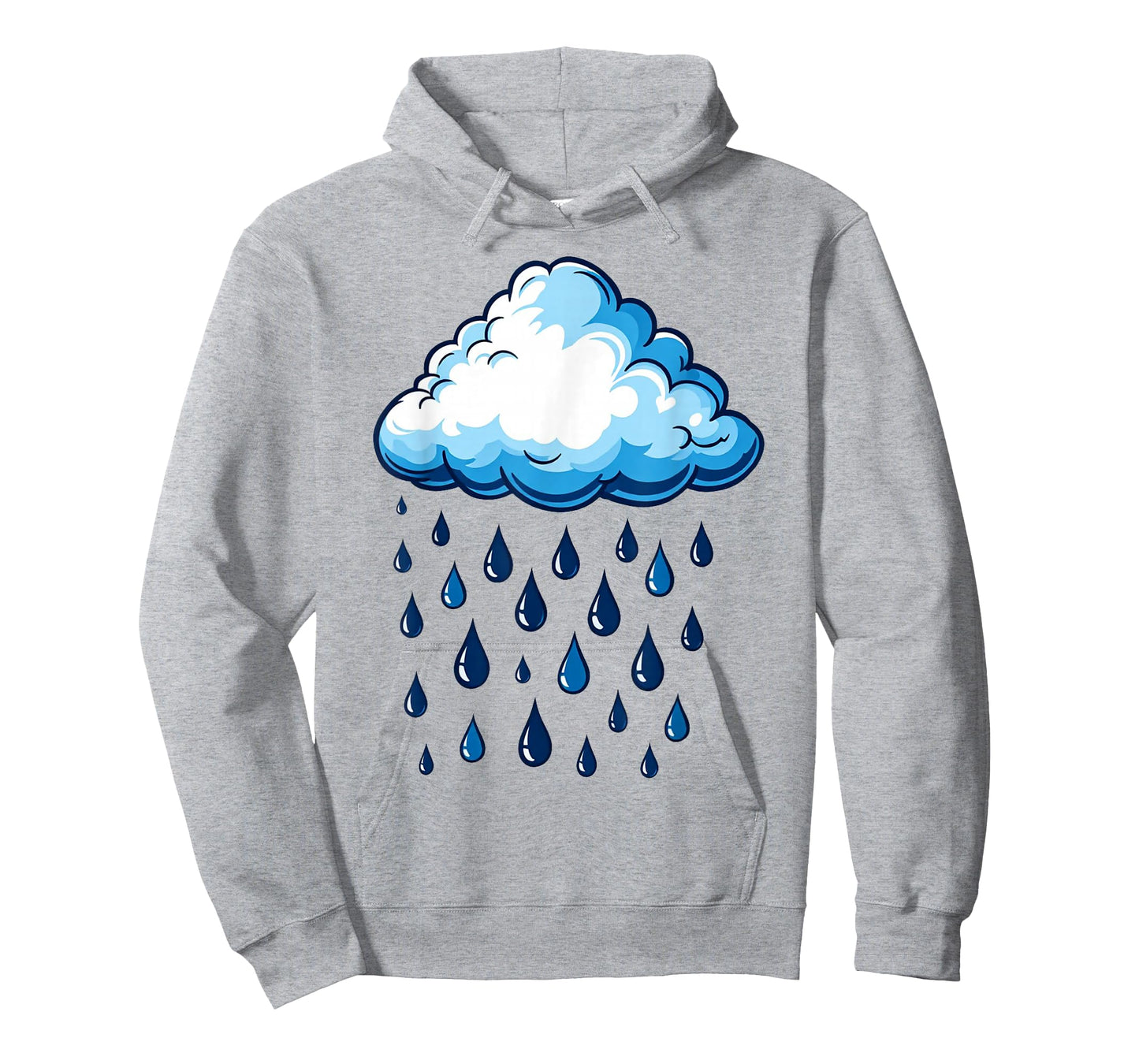 White Clouds Rain Drop Costume Christmas Halloween T-Shirt