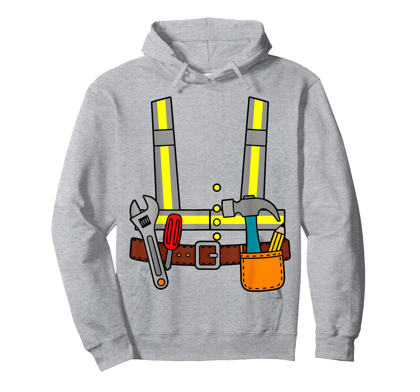 Construction Worker Halloween Costume for Boys Men Women T-Shirt