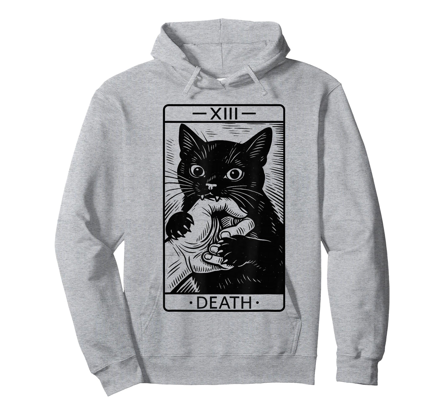 Black Cat Tarot Card Shirt, Funny Witchy Halloween Meme T-Shirt