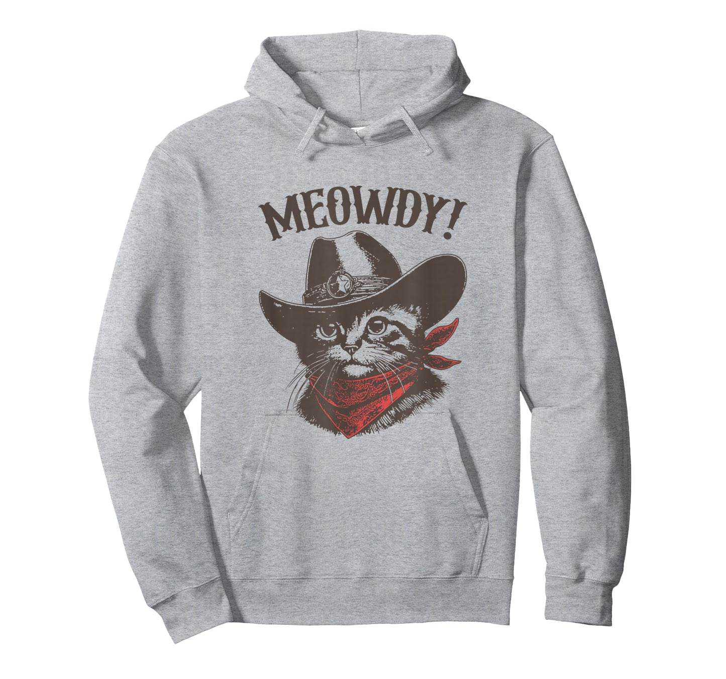 Meowdy Cat Cowboy Cat Country Western Funny Cat T-Shirt
