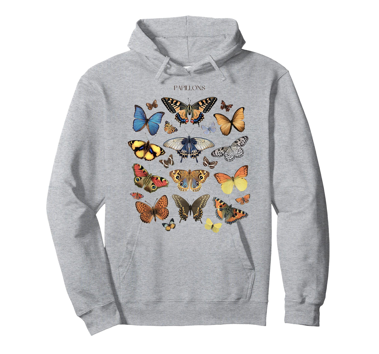 Entomology Butterfly Papillons Collage Lepidoptera Vintage T-Shirt