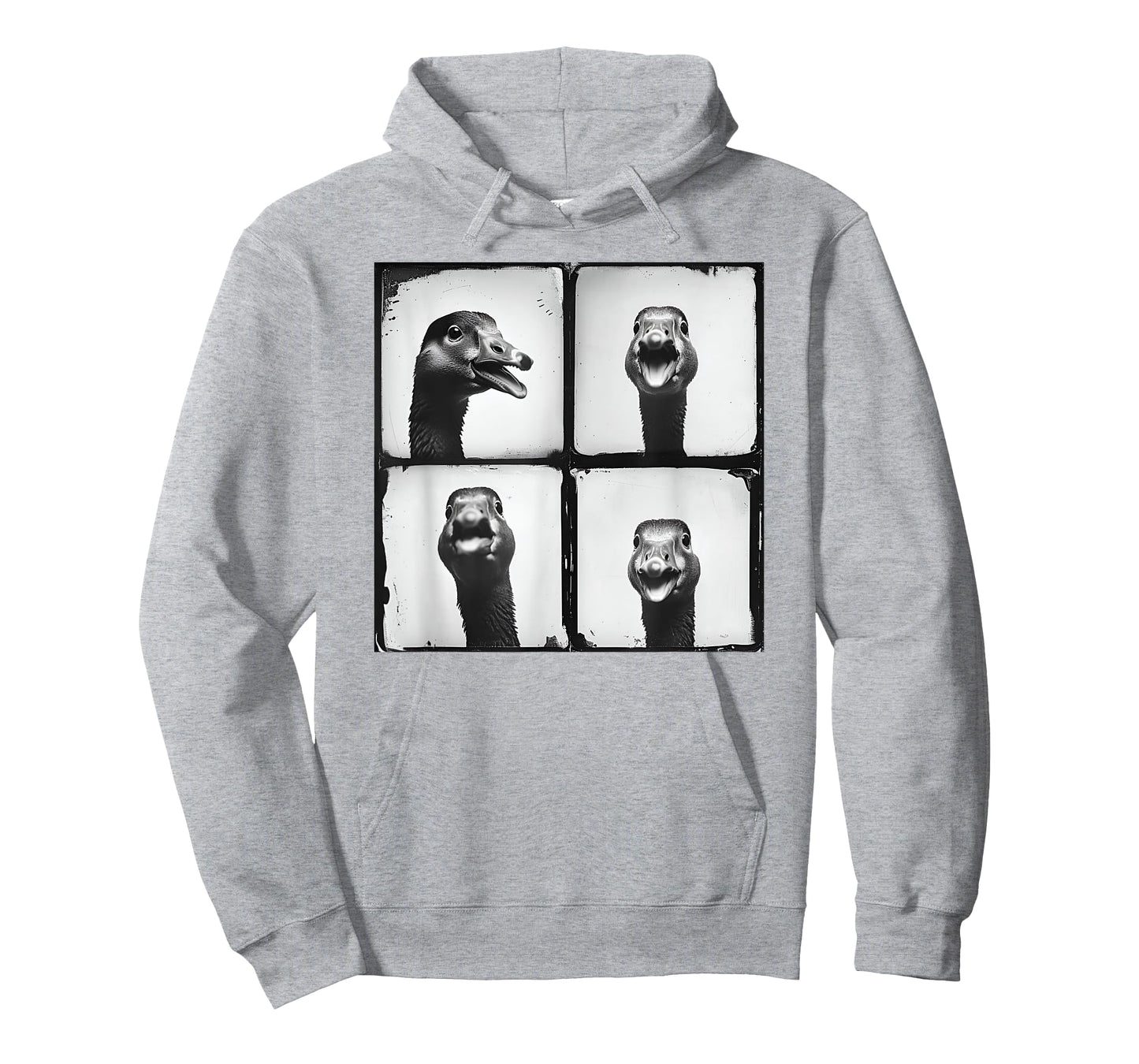 Cool Goose Face Photo Love Geese Farmyard Funny Retro Animal T-Shirt