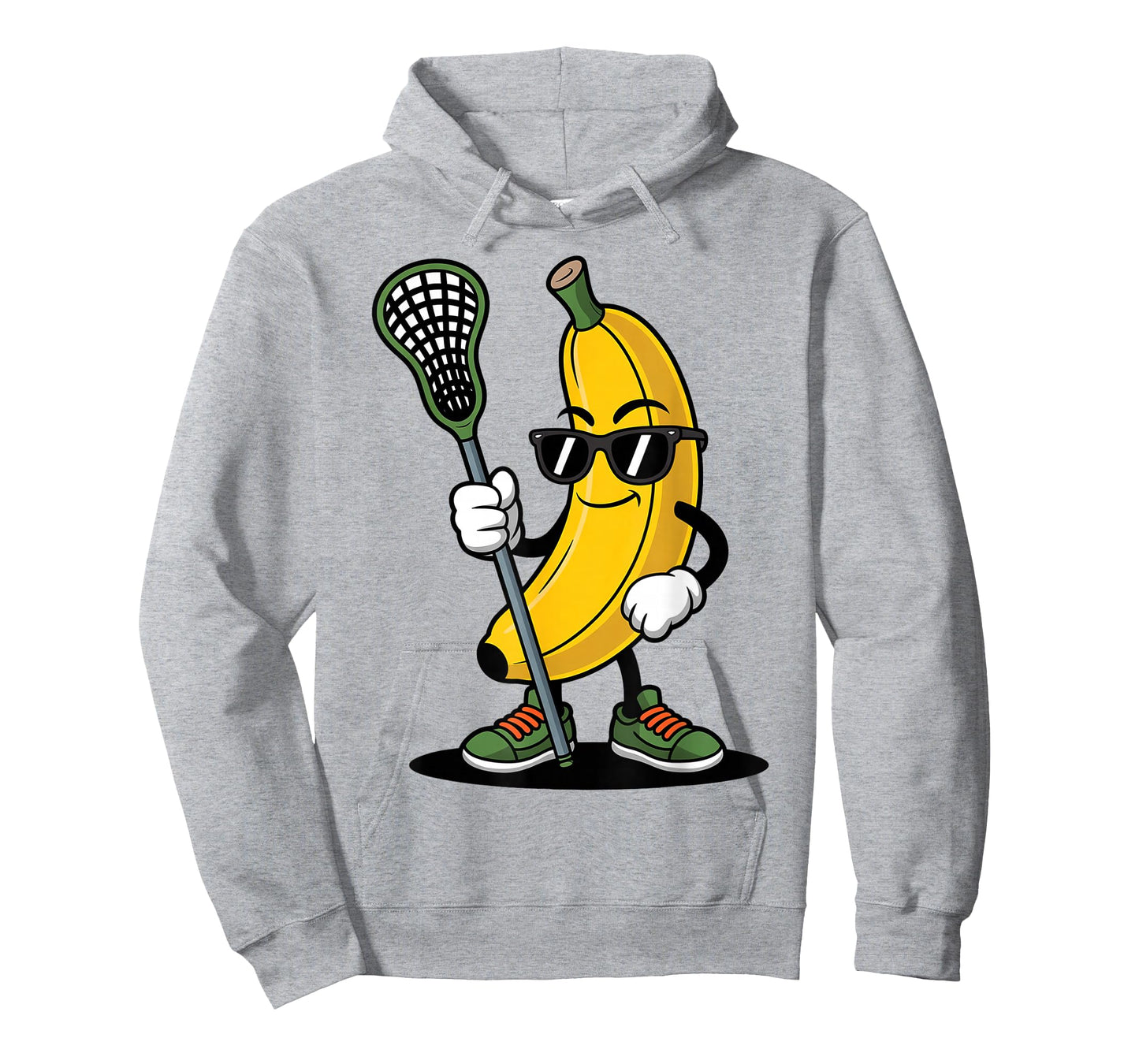 Banana Playing Lacrosse Funny Youth Boys Lacrosse Goalie T-Shirt