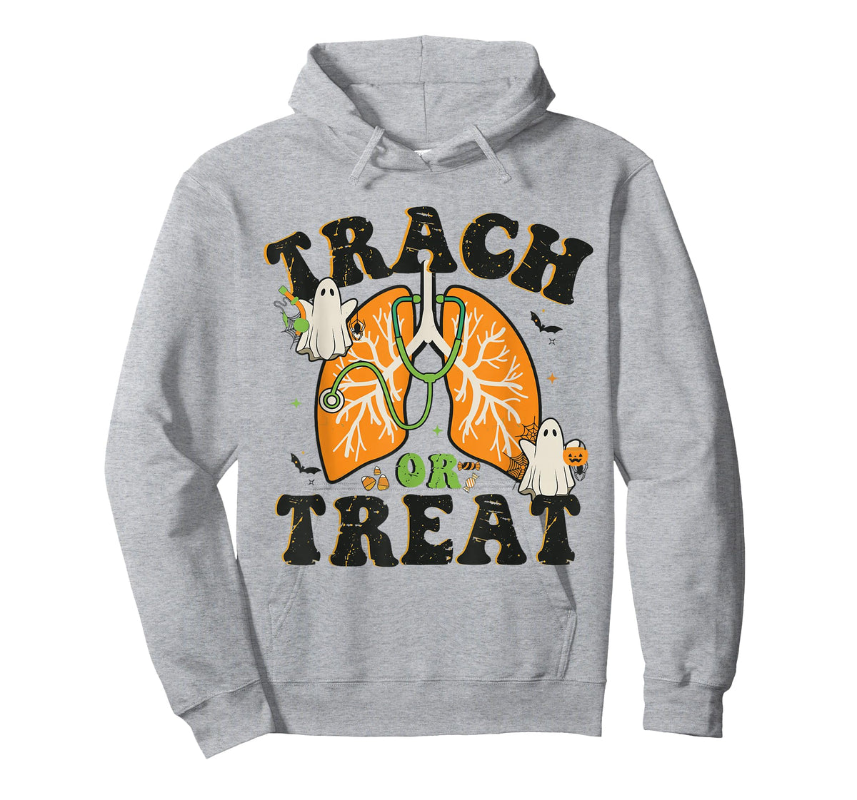 Trach or Treat ICU RN Halloween Nurse Respiratory Therapist T-Shirt