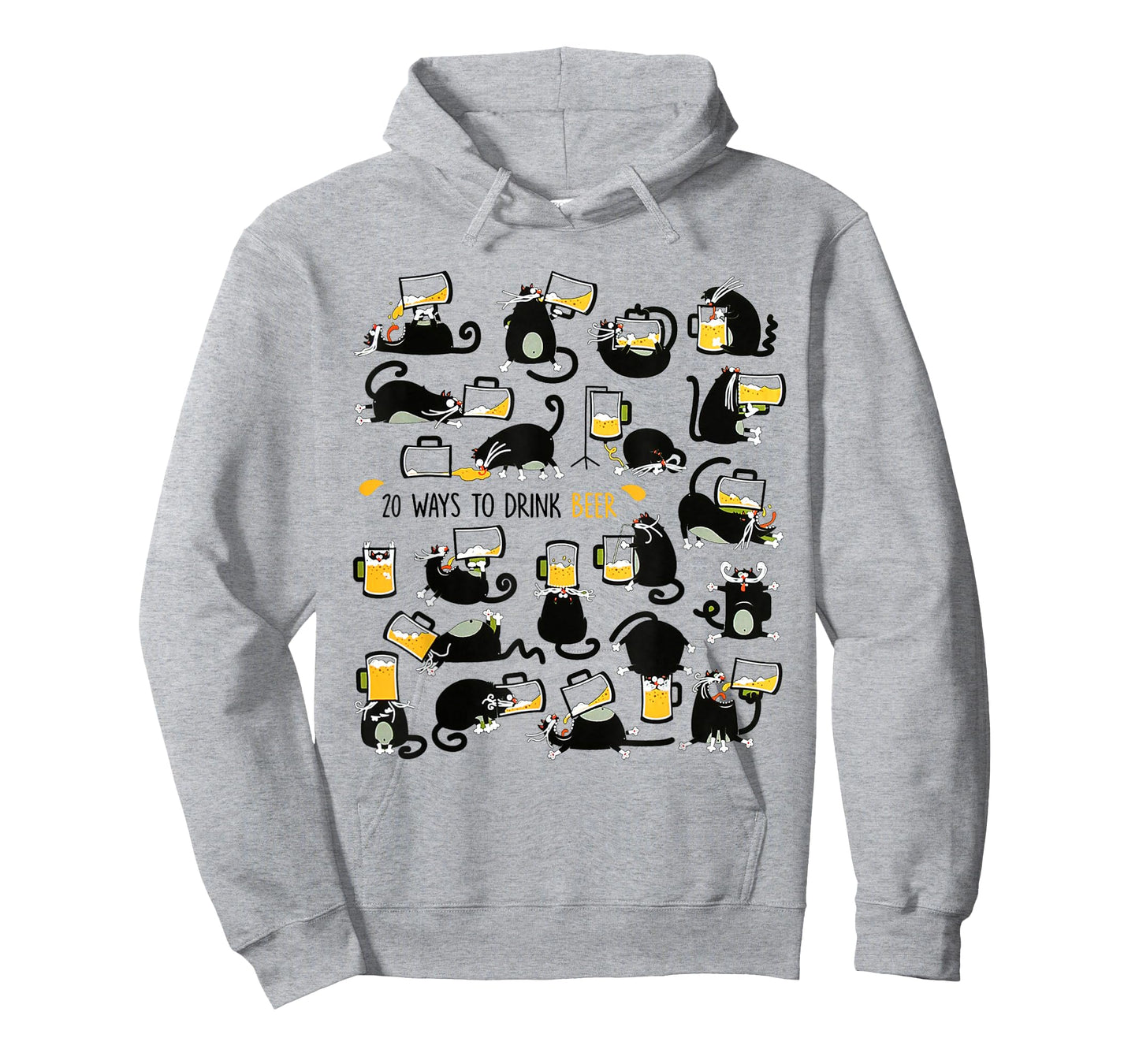 Cats Drink Beer Shirt 20 Ways To Drink Beer T-Shirt T-Shirt