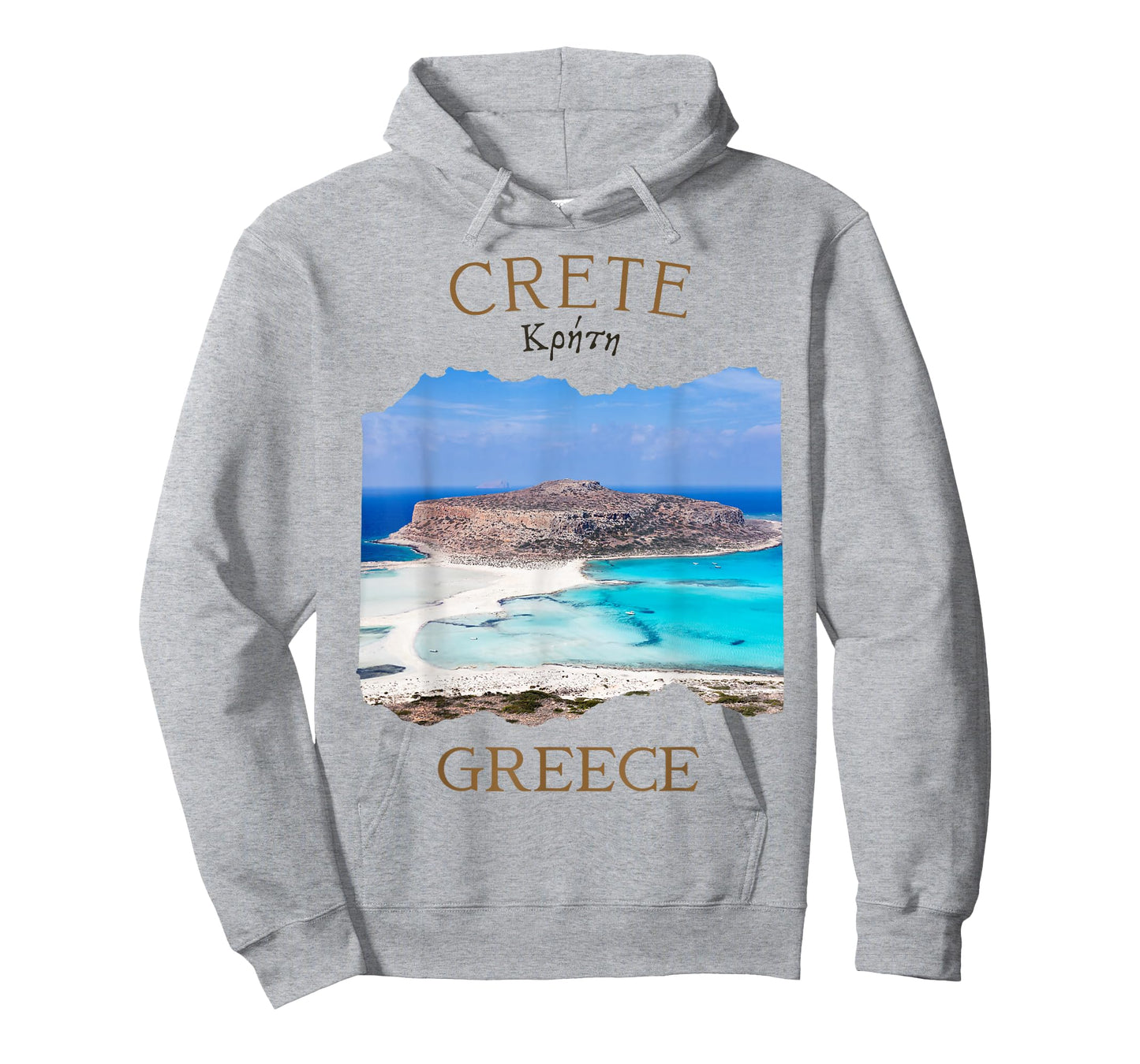Greek Island Crete Greece featuring Balos Beach in Chania T-Shirt
