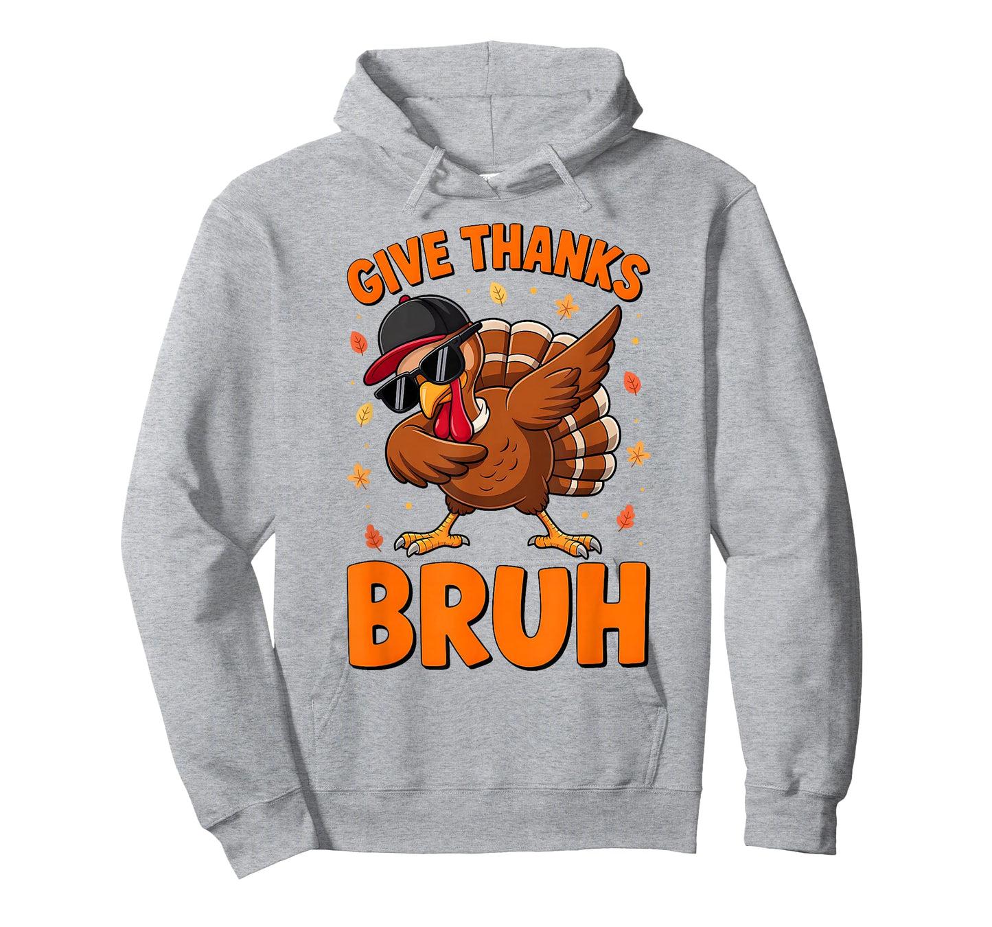Bruh Thanksgiving Dabbing Turkey Pilgrim Costume Boys Kids T-Shirt