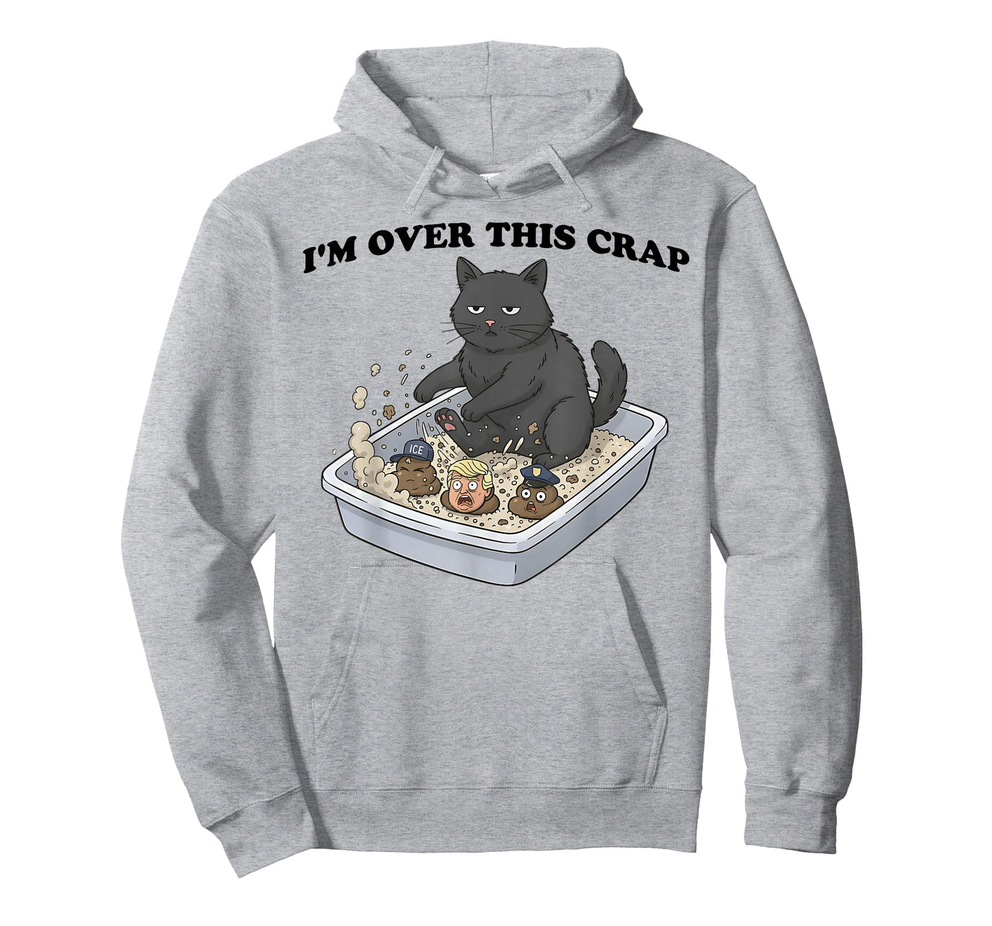 Cat I'm Over This Crap T-Shirt