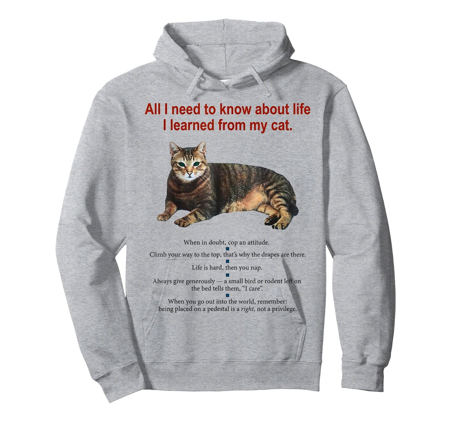 Everything I Need To Know About Life I Learned From My Cat T-Shirt for Men Women