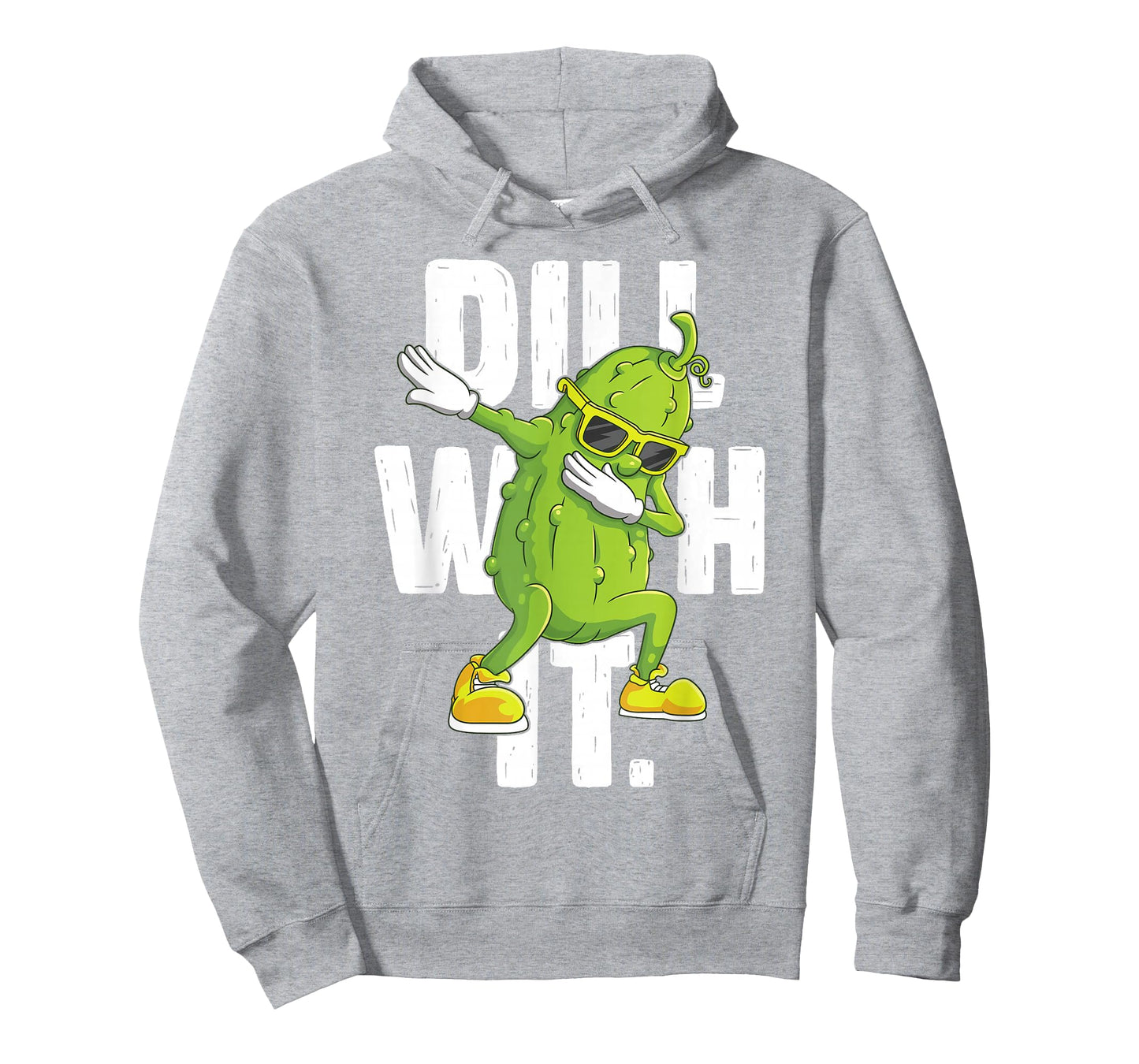 Dill with It Pickle Dabbing Halloween Cucumber Costume Party T-Shirt