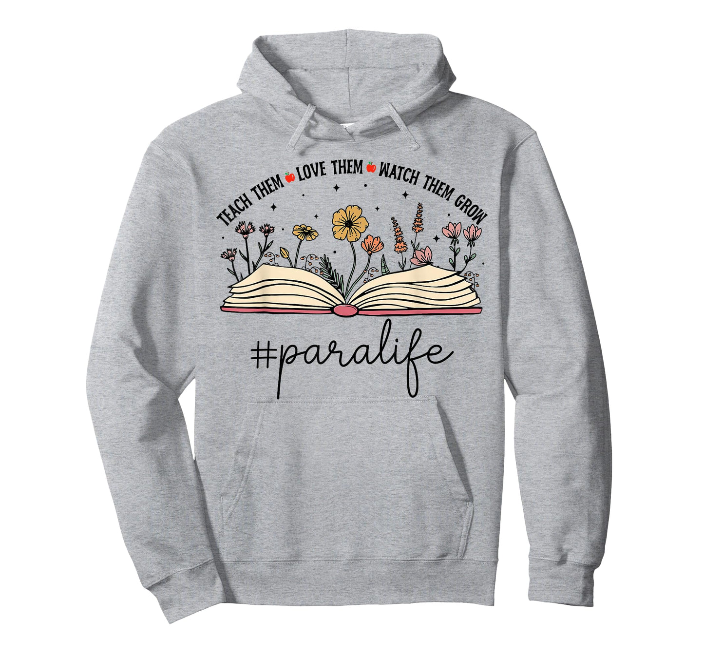 Paraprofessional Shirt For Women Wildflowers Para Life T-Shirt