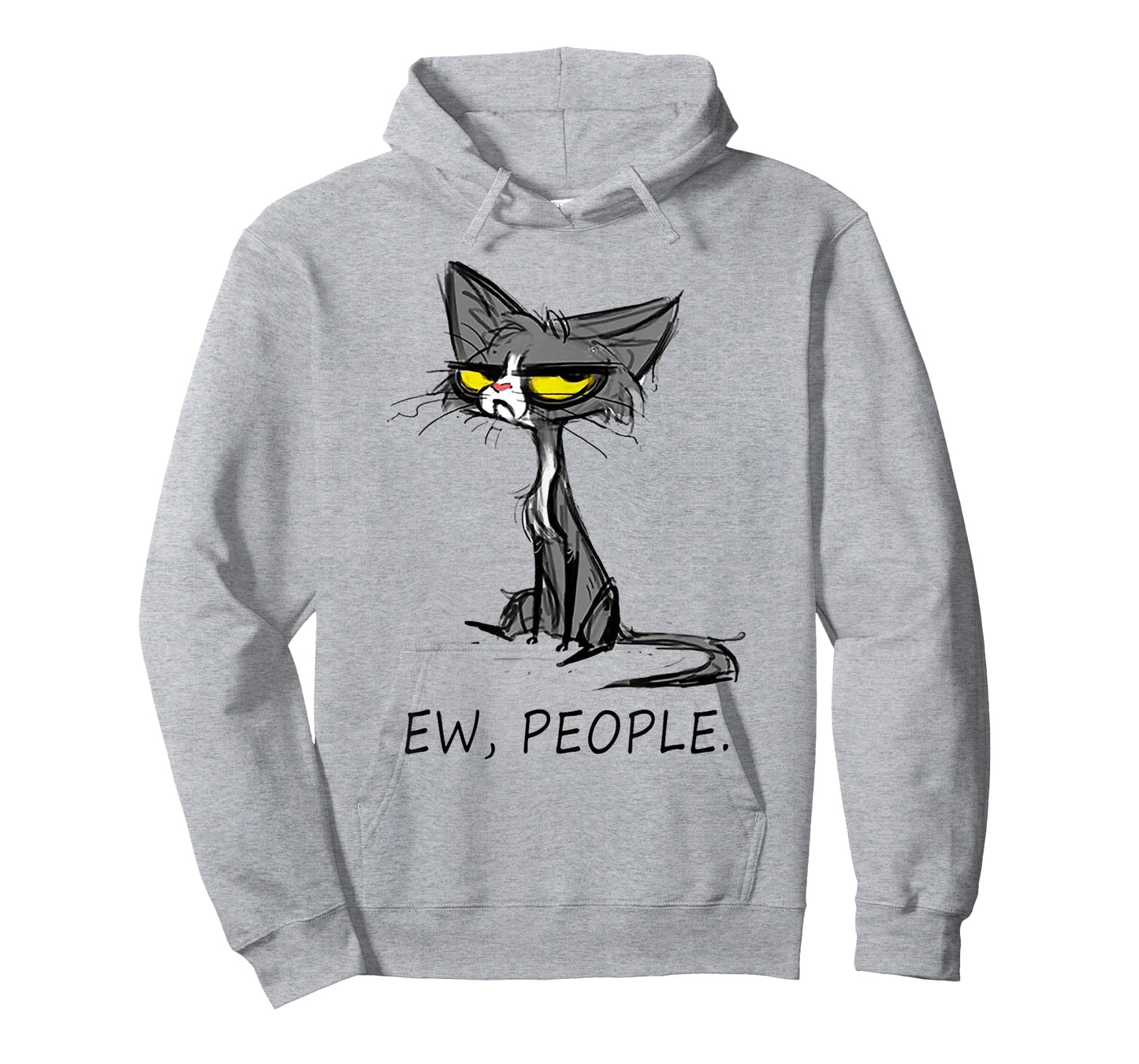 Funny Cat Ew People Meowy Cat Lovers Men Womens Gifts T-Shirt