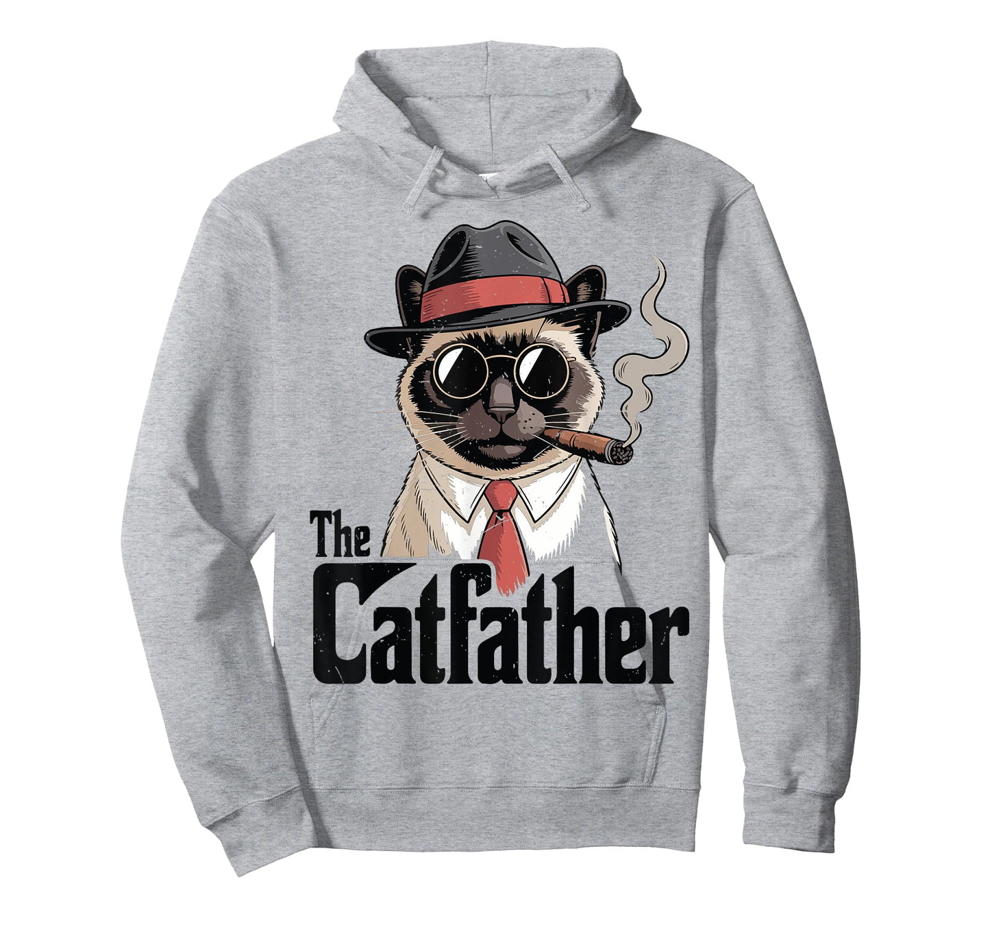 The Catfather Siamese Cat Dad Happy Father Day Gift Daddy Men Women T-Shirt
