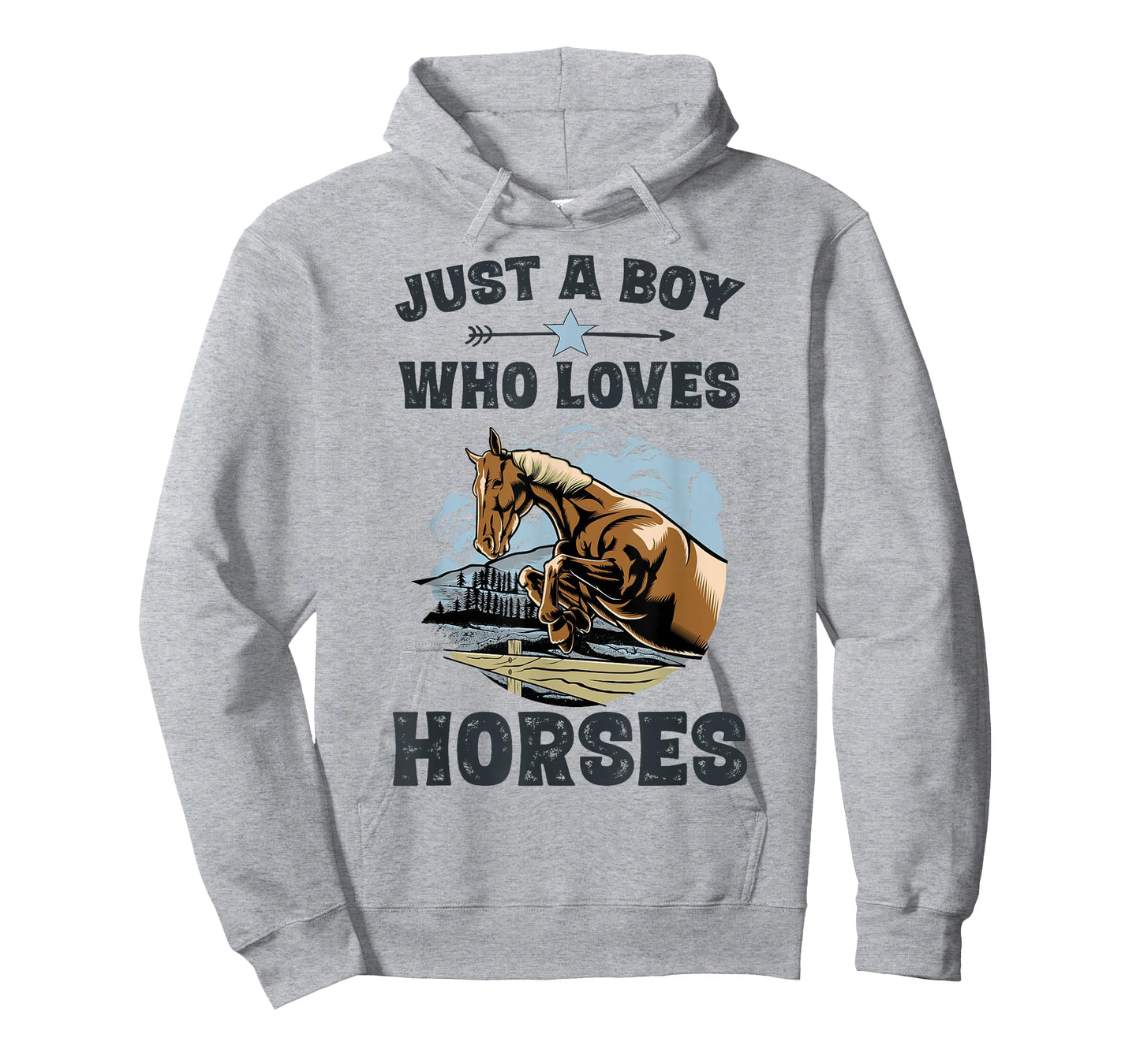 Just A Boy Who Loves Horses Shirt Horse Equestrian Boys T-Shirt