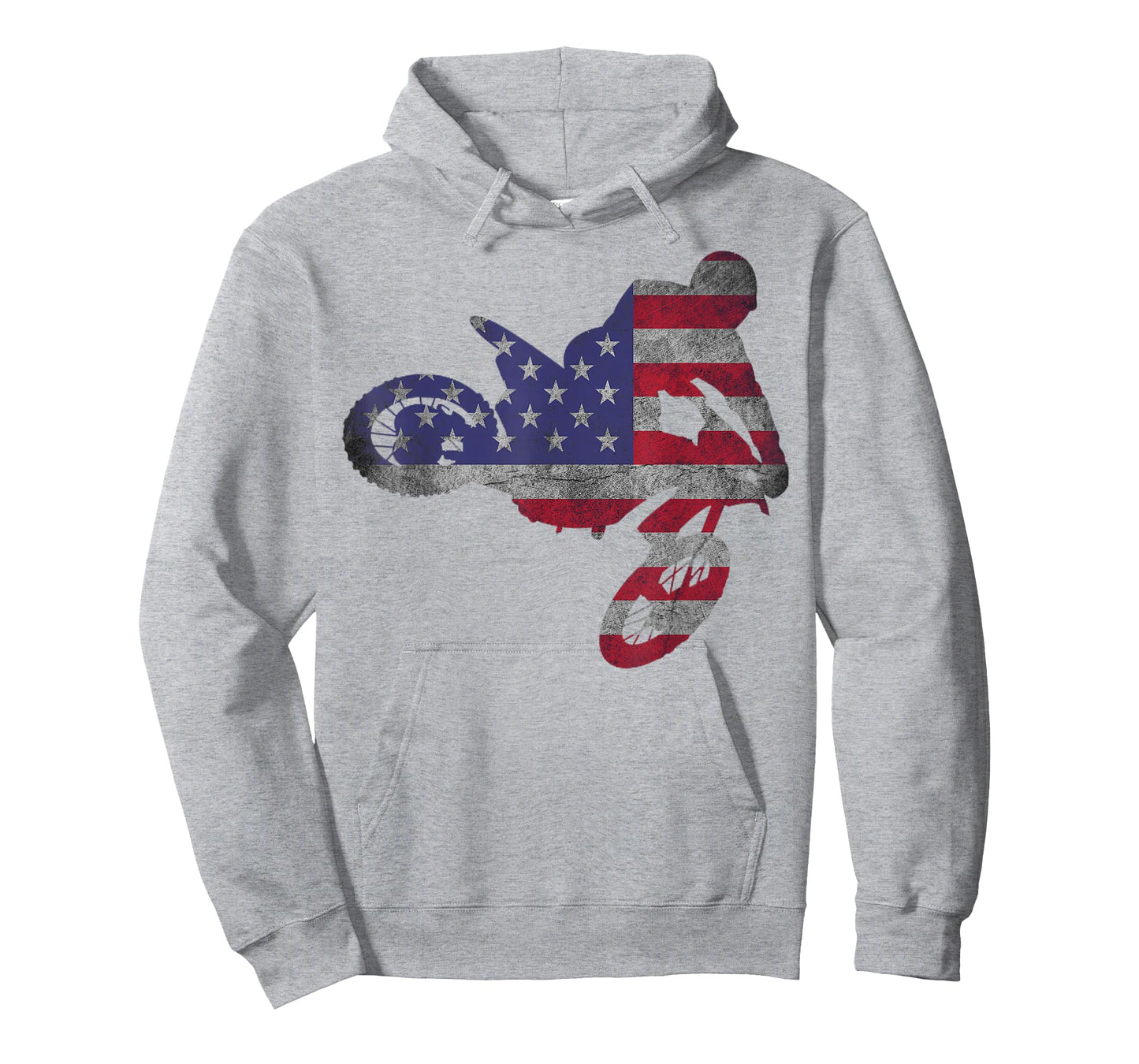 Dirt Bike American Flag T-Shirt | Motocross Enduro Shirt T-Shirt