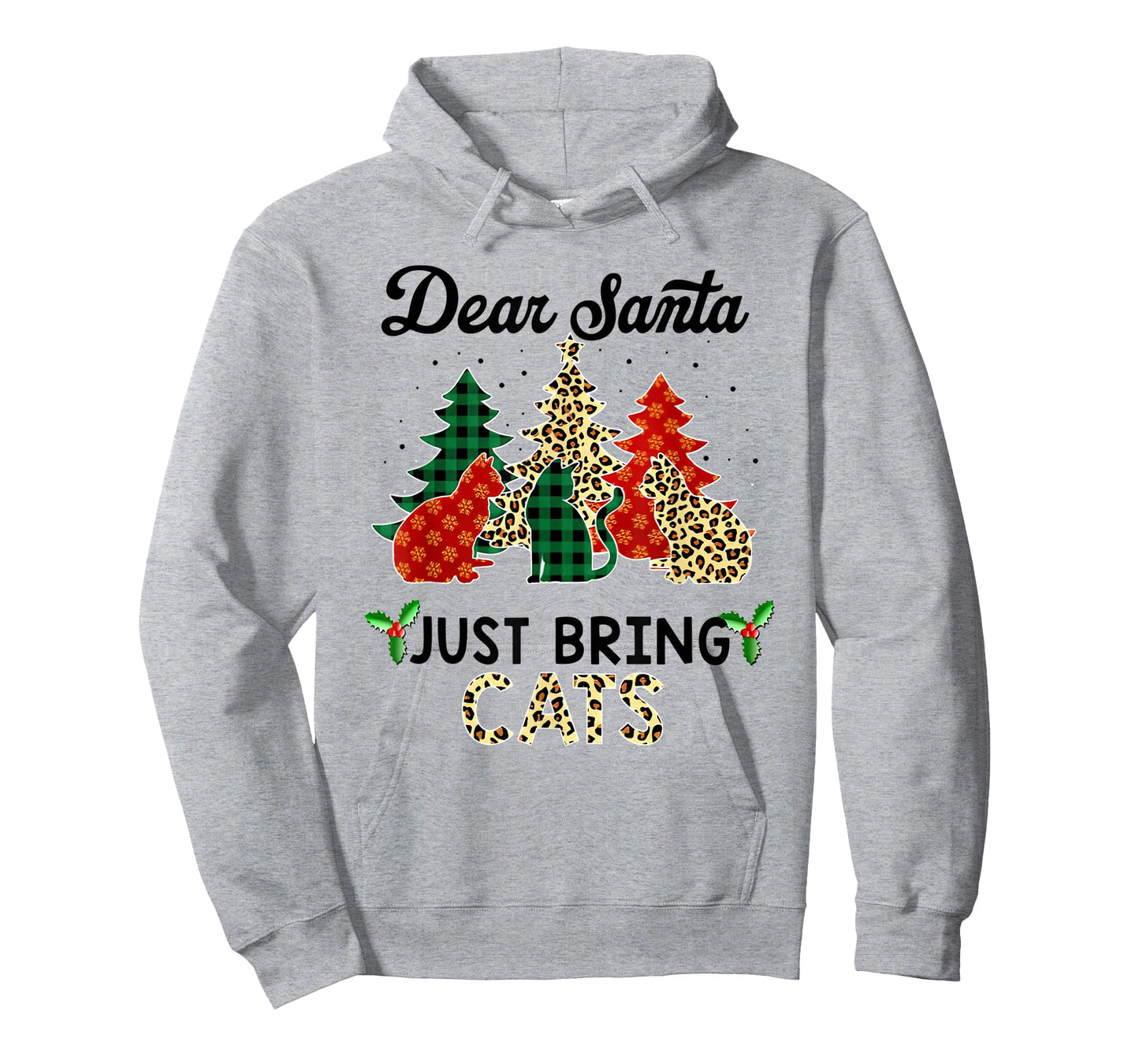 dear santa just bring cats christmas T-Shirt