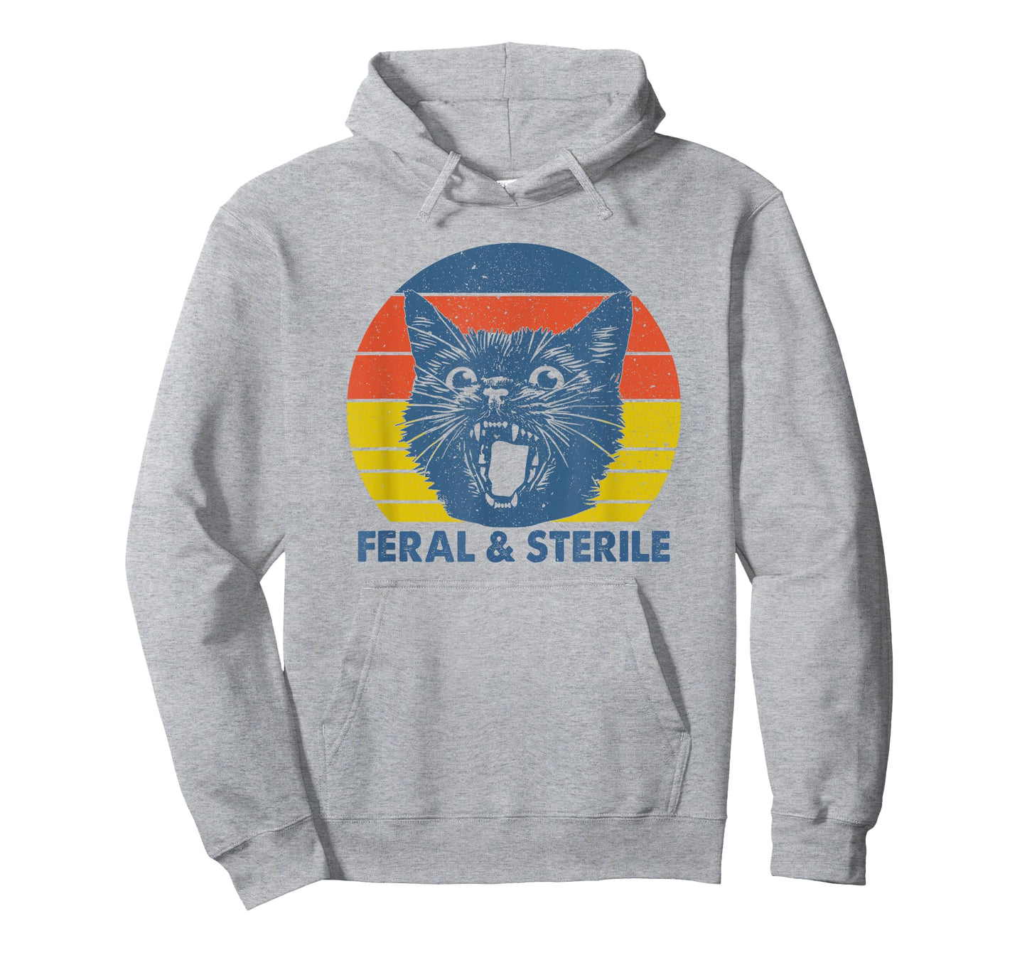 Feral and Sterile Funny Cat Hysterectomy Uterus Women's Joke T-Shirt