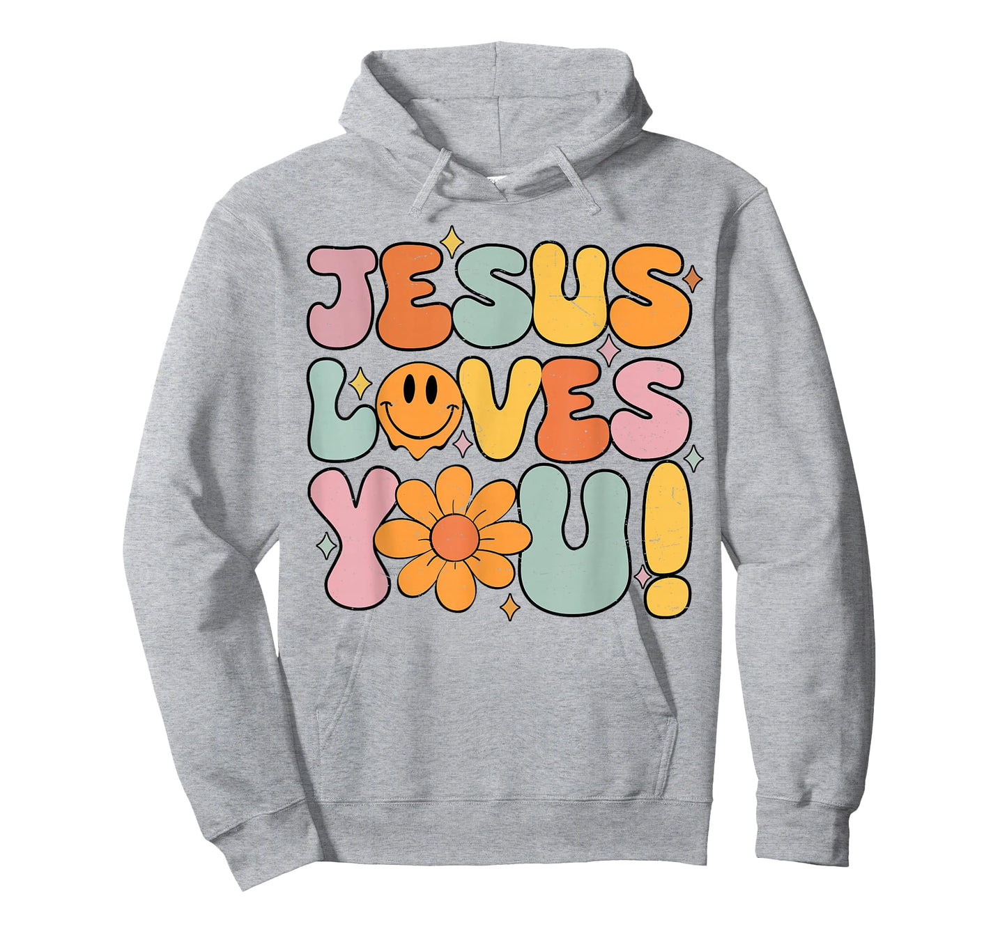 Jesus Loves You Christian Women Girl Teen Cute God Sister T-Shirt
