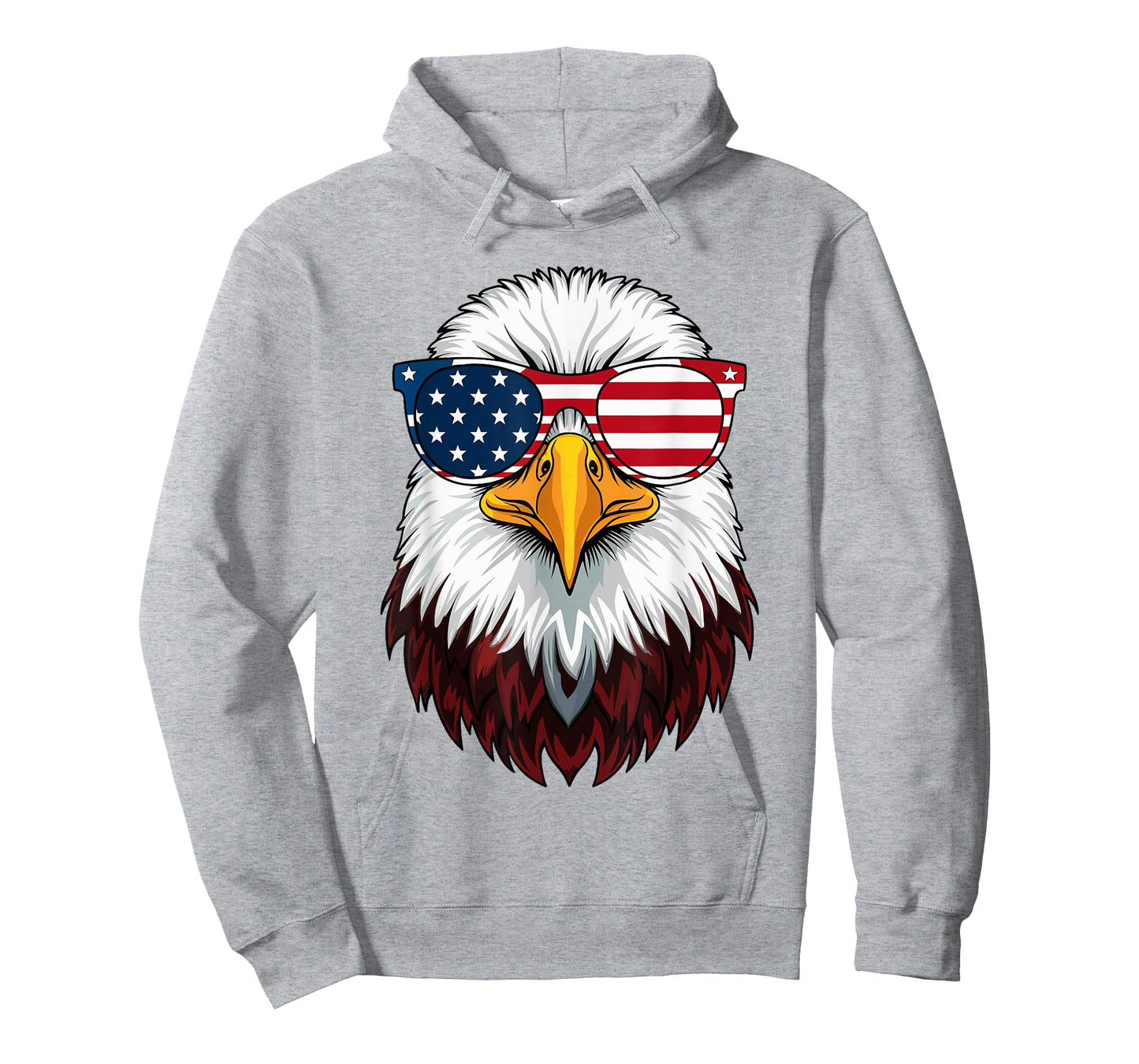 American Flag Patriotic Eagle Shirt Men Boys 4th of July T-Shirt