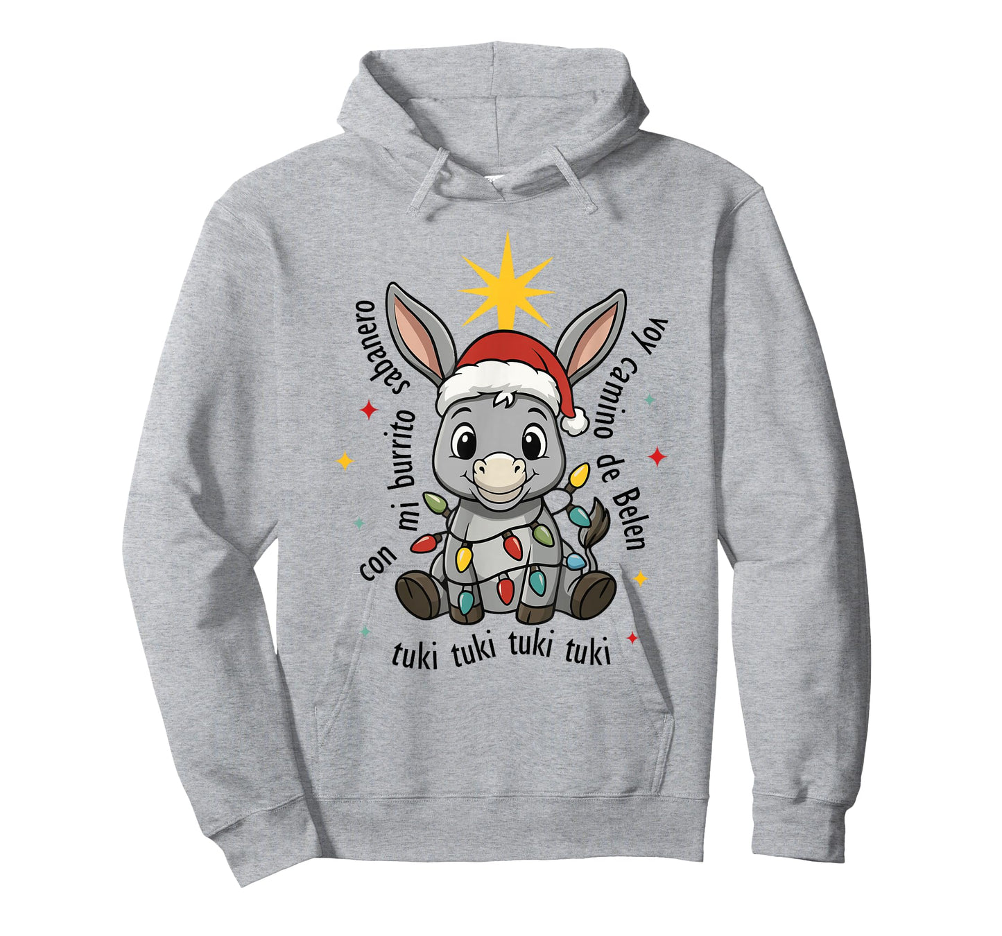 Con Mi Burrito Sabanero Mexican Tuki Tuki Donkey Latino Xmas T-Shirt