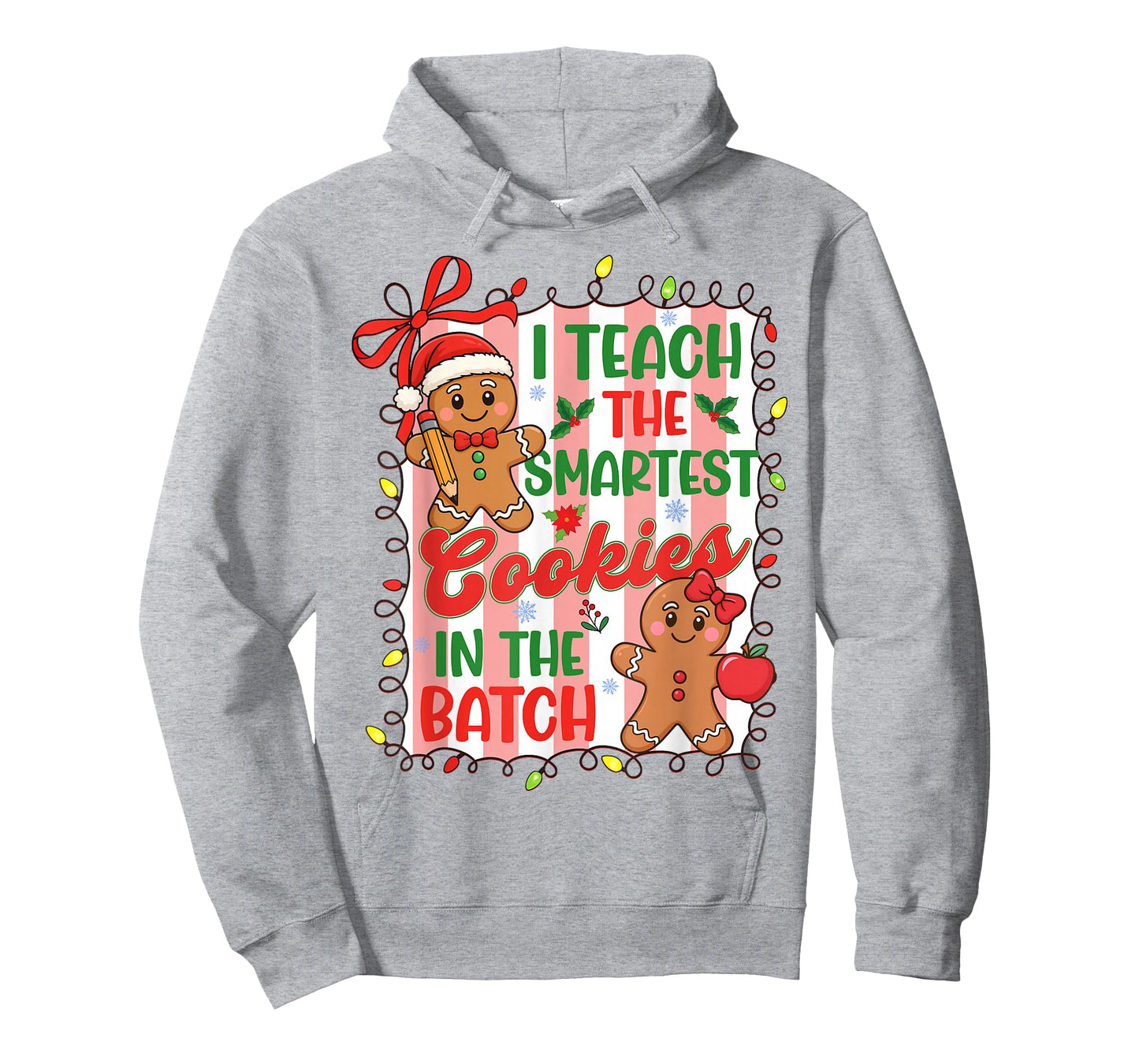 I Teach The Smartest Cookies in The Batch Teacher Christmas T-Shirt