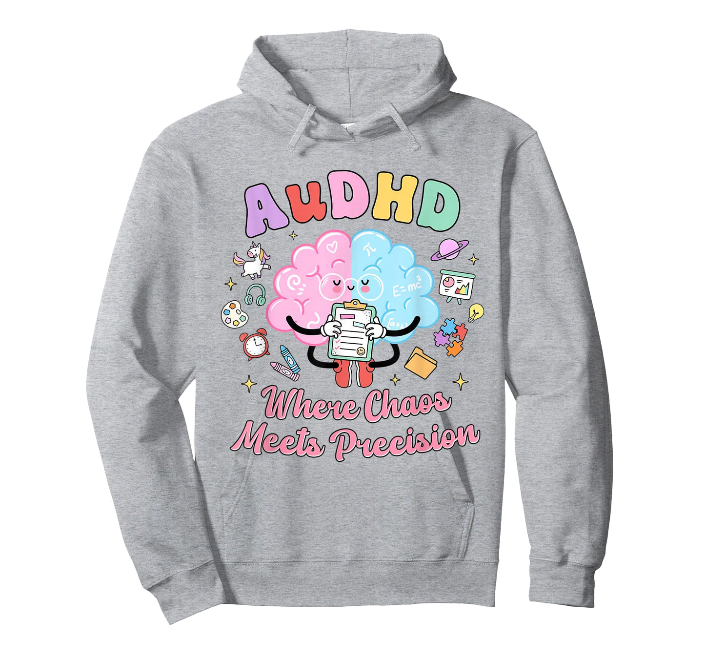 Neurodiversity Cute ADHD Autism AuDHD Neurospicy Teacher T-Shirt