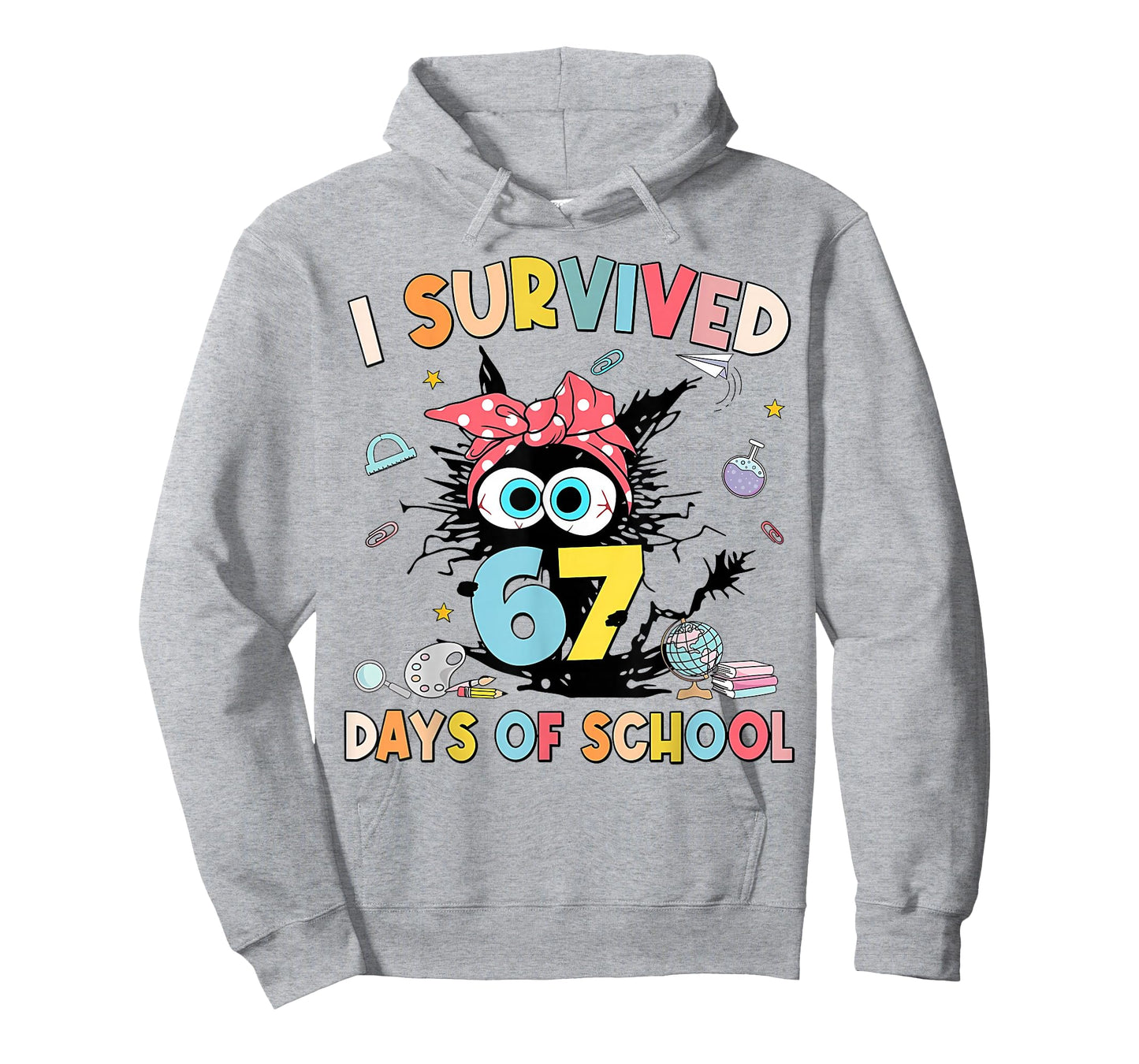 I Survived 67 Days of School Funny 67 Meme Teacher Student T-Shirt