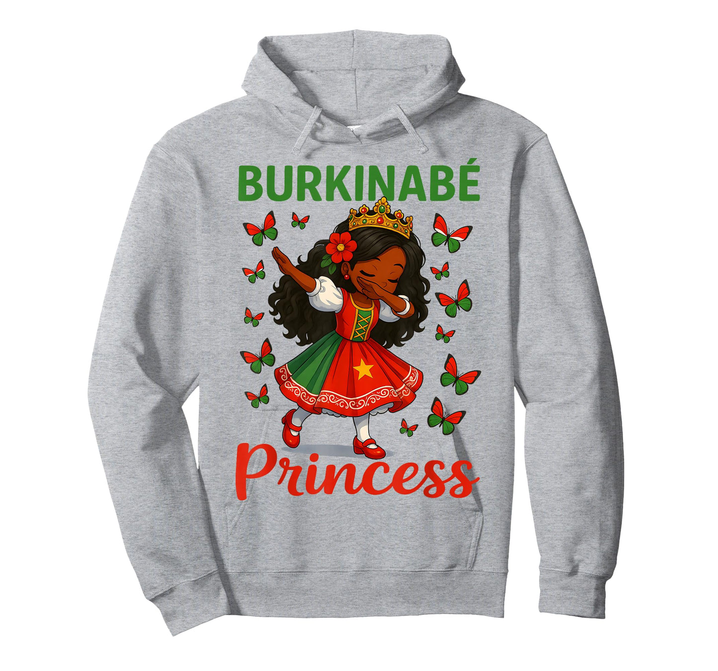 Burkinabé Princess Dabbing Girl Cute Burkina Faso Pride kids T-Shirt