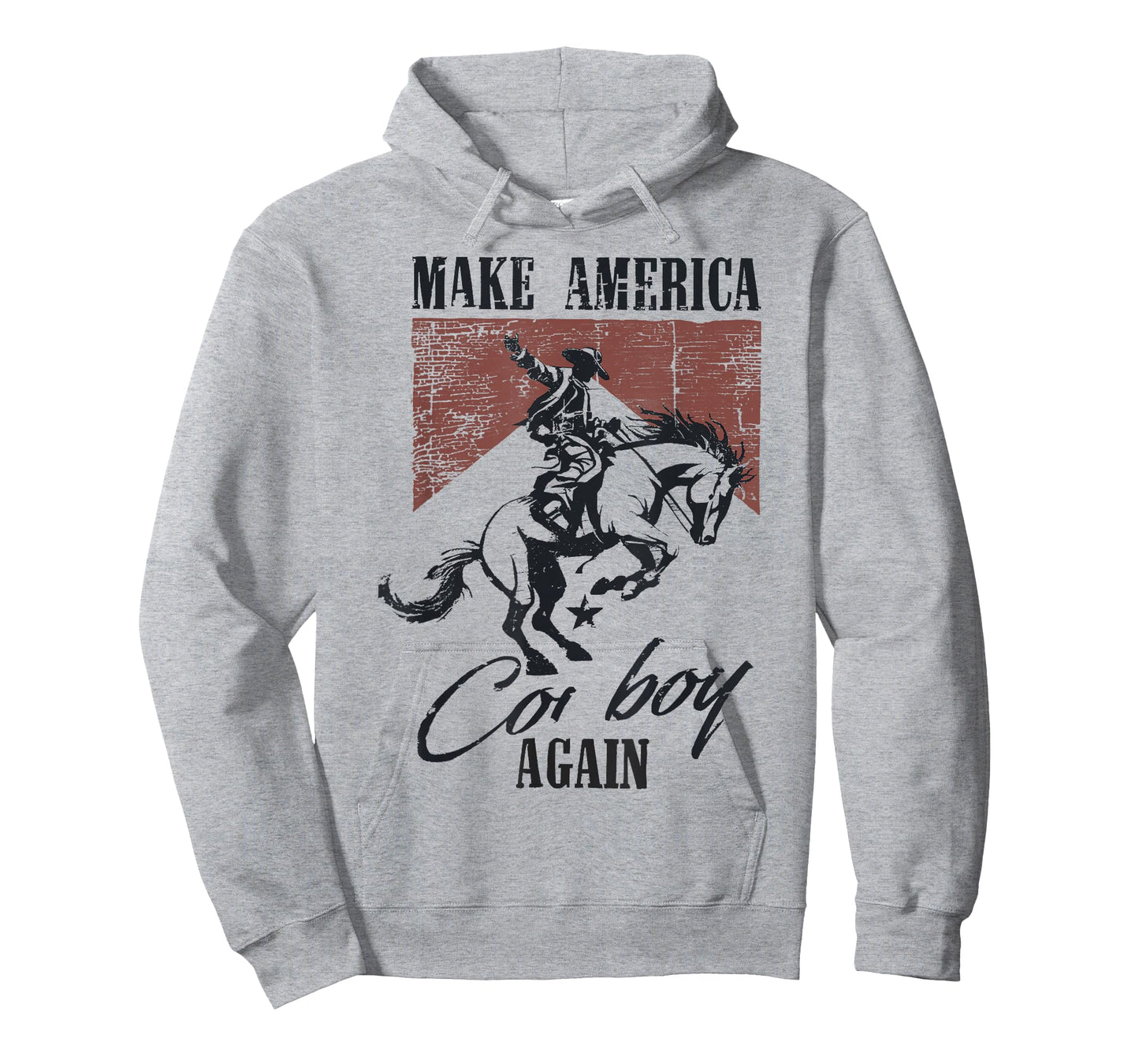 Make America Cowgirl Cowboy Again Retro Western 4th of July T-Shirt