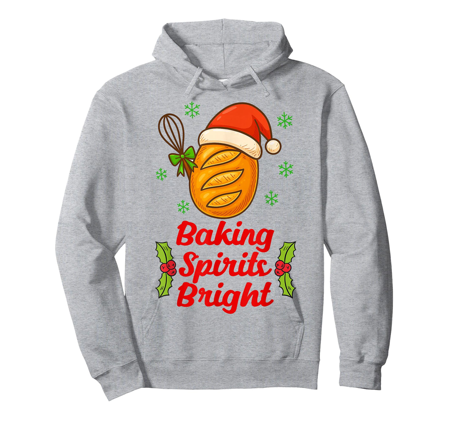 Baking Spirits A Bright Christmas Xmas Baker Sourdough Mama T-Shirt