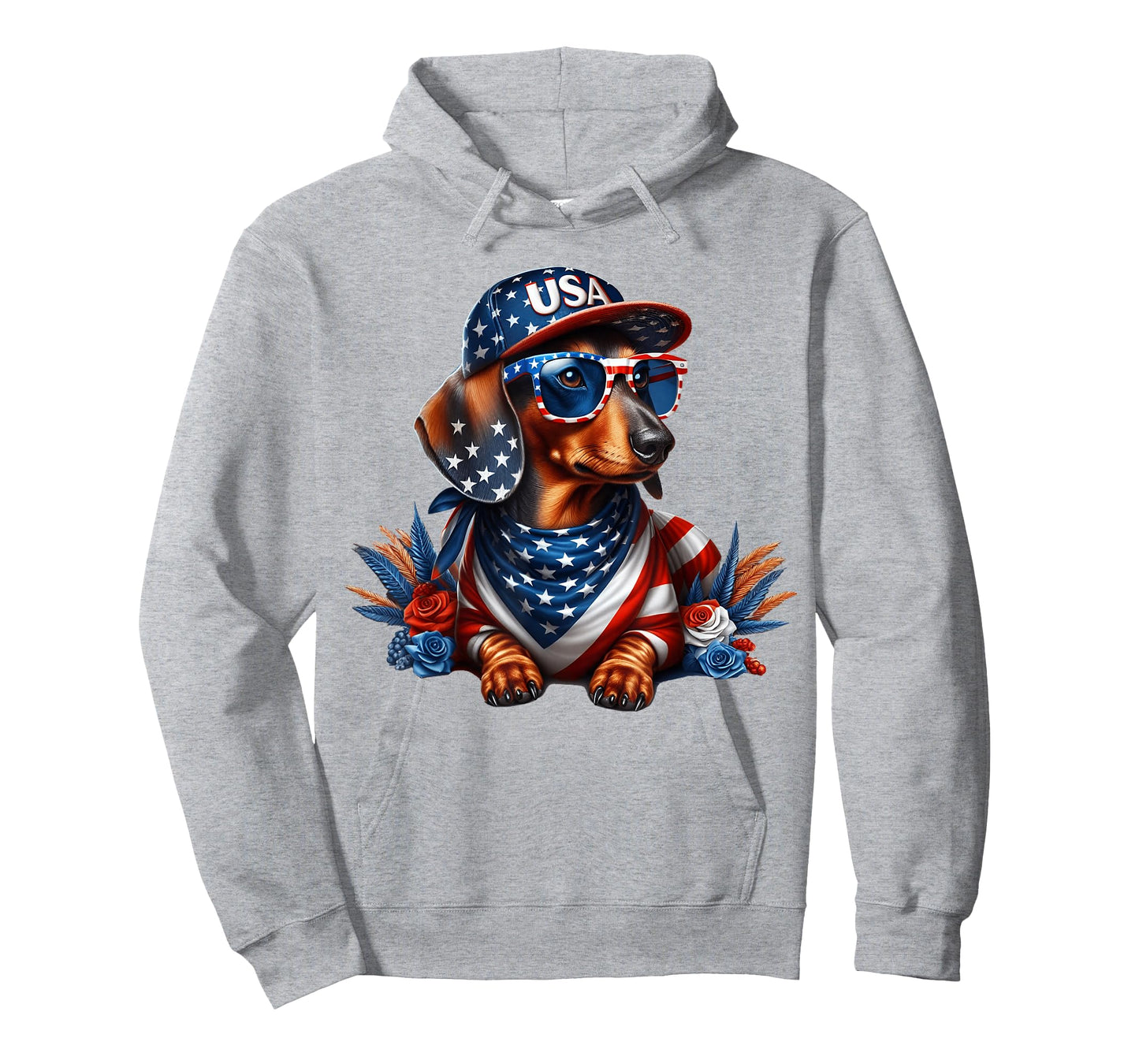 Dachshund 4th of July Patriotic Dog Dachshund Fourth of July T-Shirt