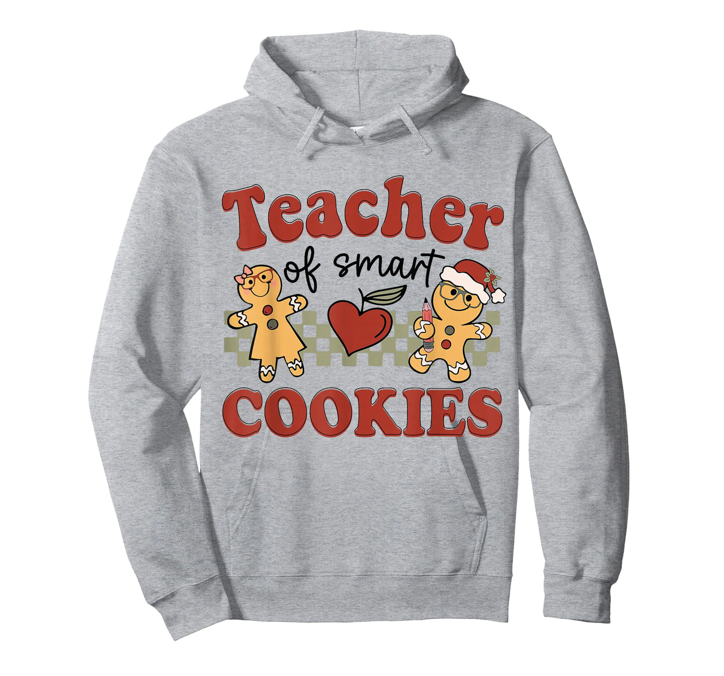 Christmas Teacher of Smart Cookies Baking Gingerbread Man T-Shirt