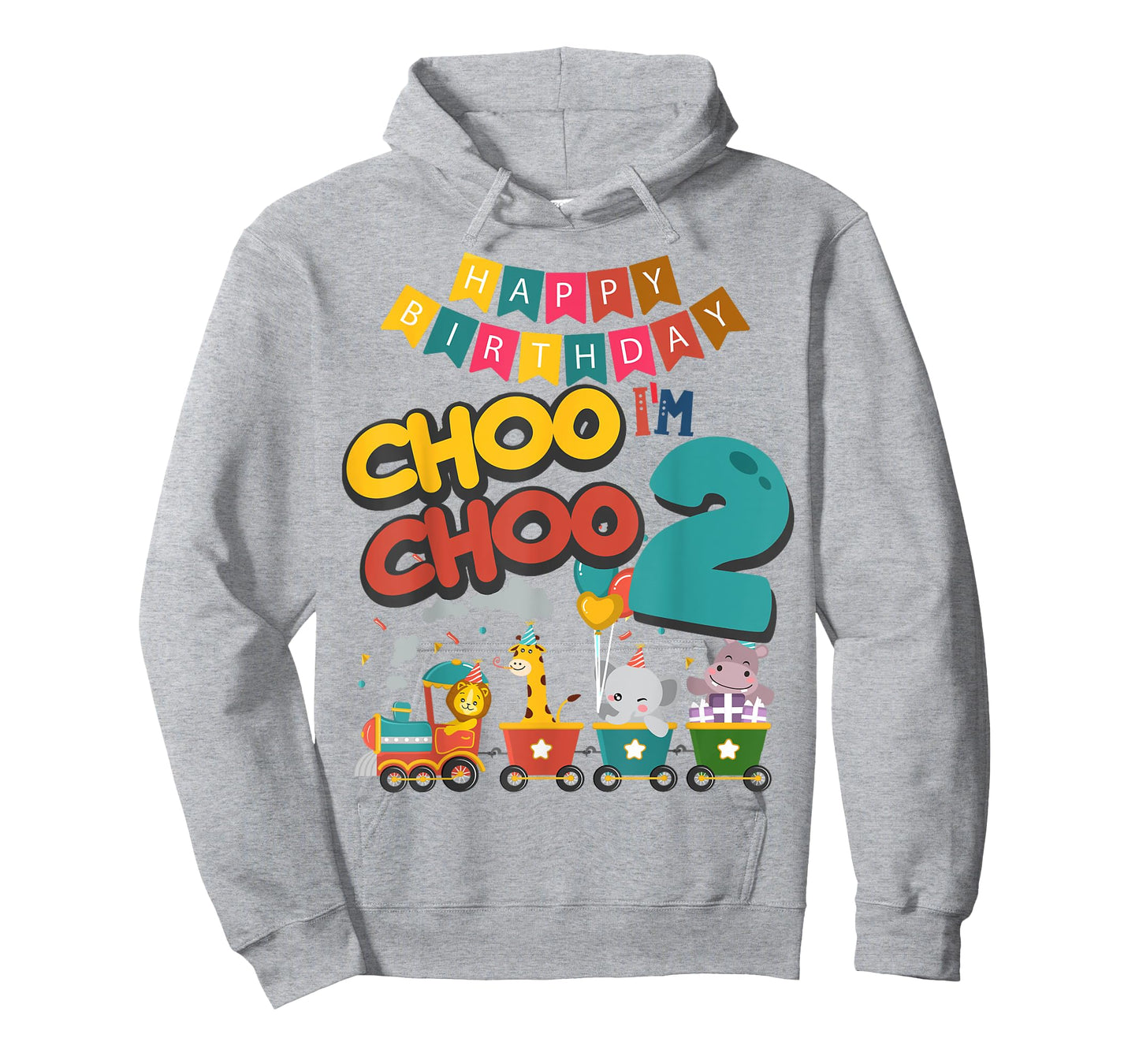 Choo Choo Train I Am Two Idea For Kids & 2nd birthday T-Shirt