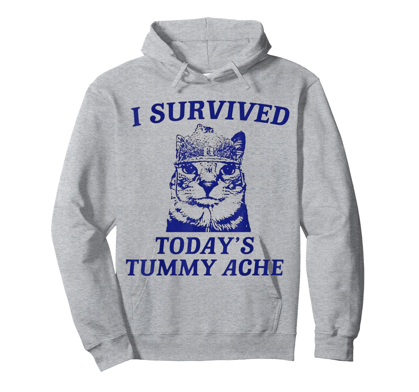 I survived today's tummy ache Cat T-Shirt