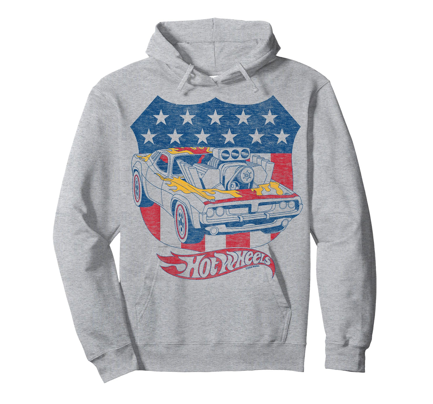 Hot Wheels - Patriotic American Flag T-Shirt