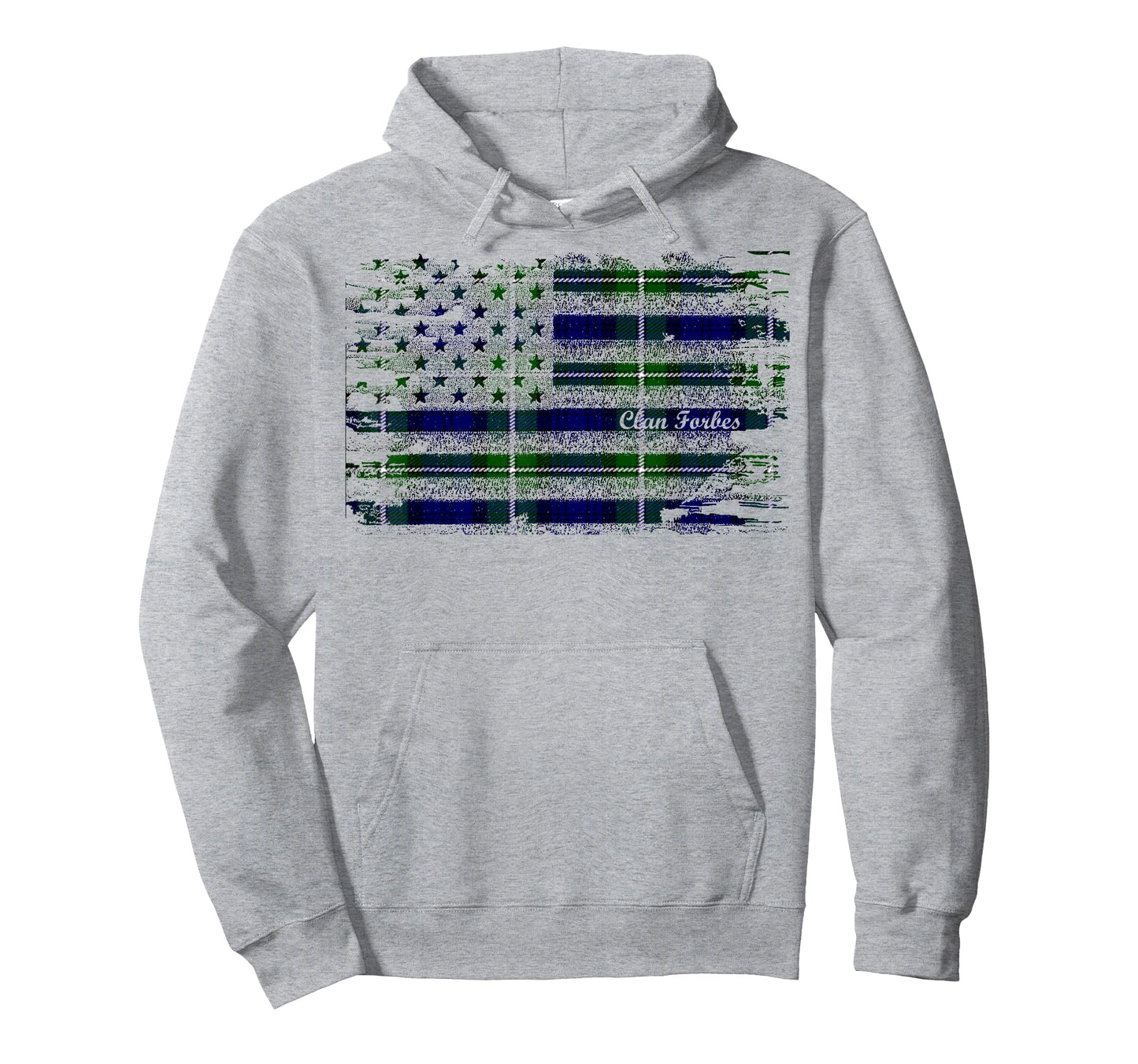 Forbes surname American Flag Scottish Clan Tartan T-Shirt