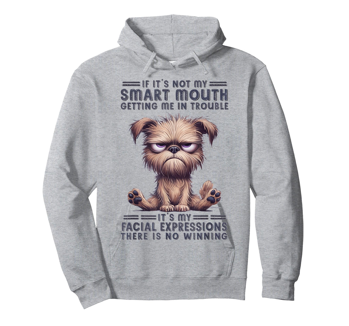 If It's Not My Smart Mouths Getting Me In Trouble Funny Cat T-Shirt
