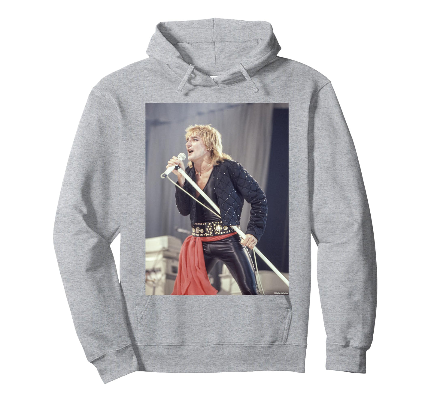 Rod Stewart Singer Of Faces Live By Allan Ballard T-Shirt