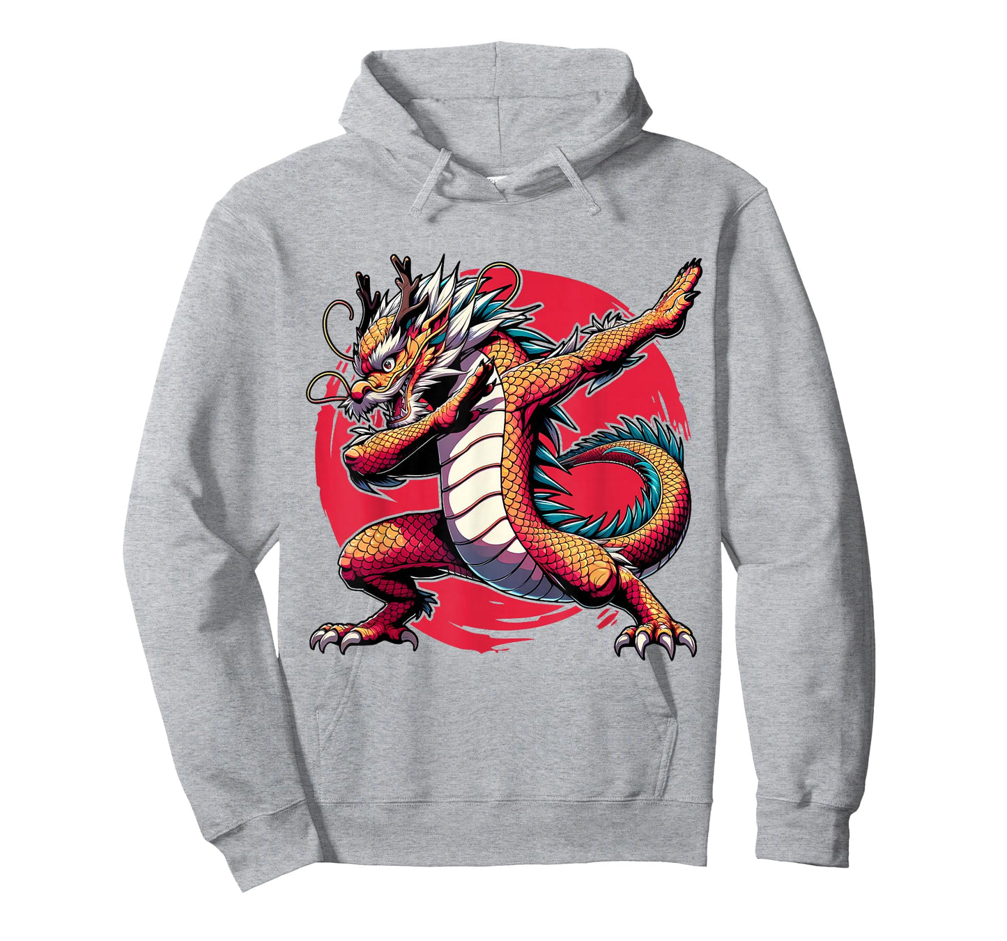 Japanese Dabbing Dragon Asian - Anime Lover Kids T-Shirt