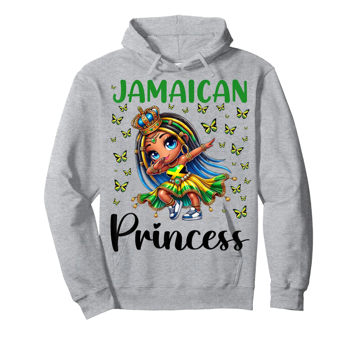 Jamaican Princess Dabbing for Girls & Kids T-Shirt