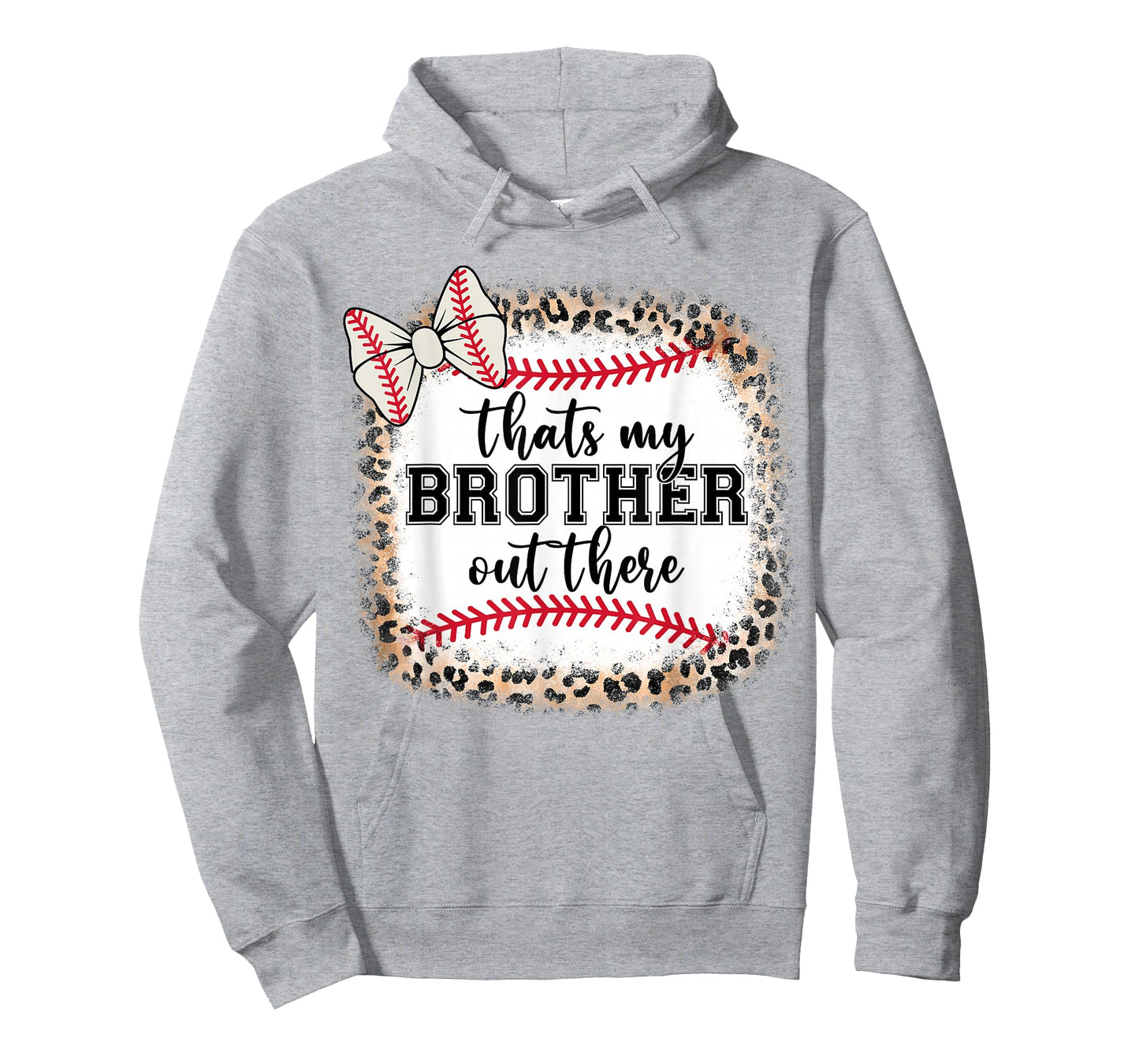 Cute Baseball Sister Thats My Brother Out There Mom Girl T-Shirt