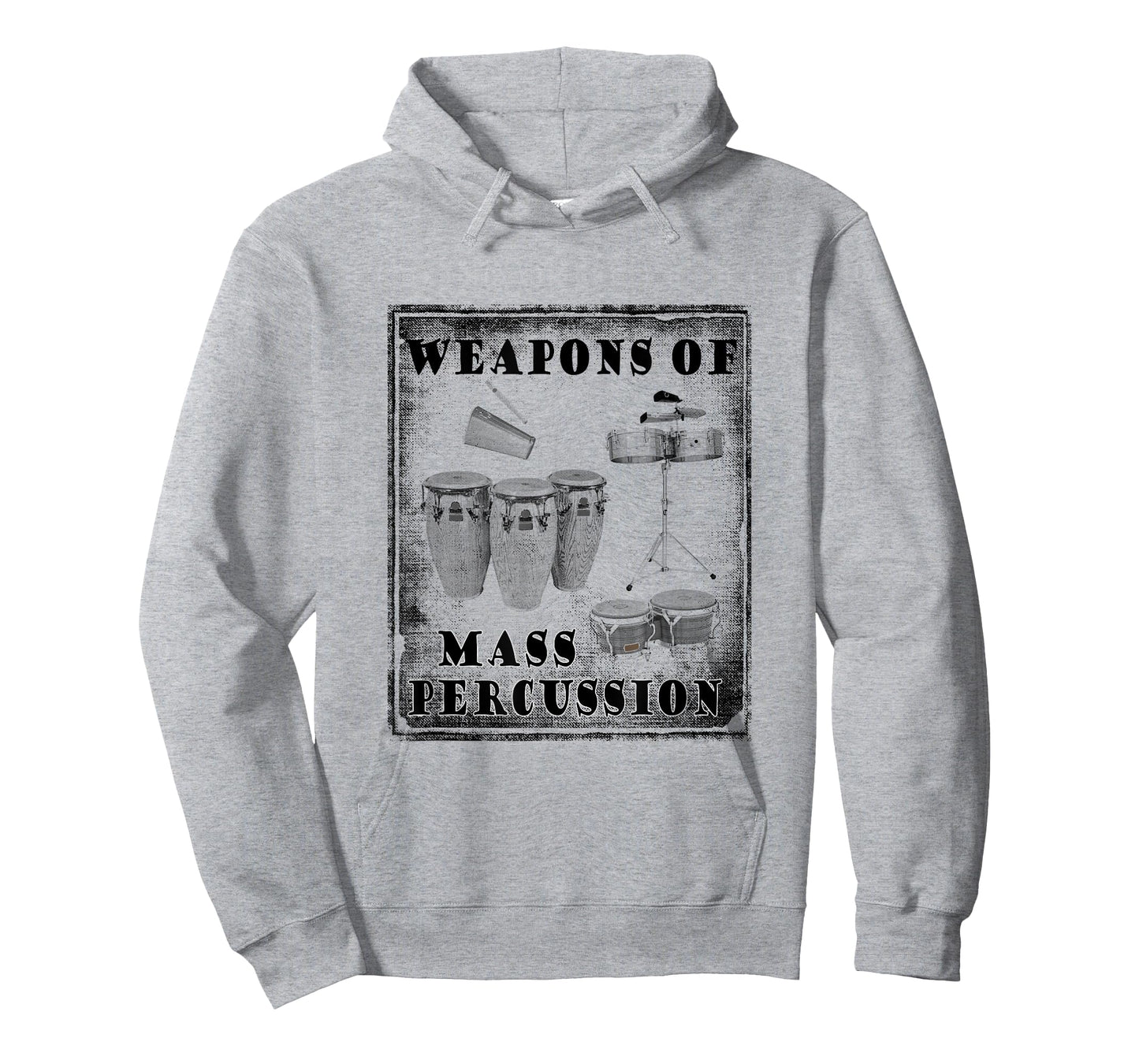 Conga drum and bongo drum Weapons of Mass Percussion T-Shirt