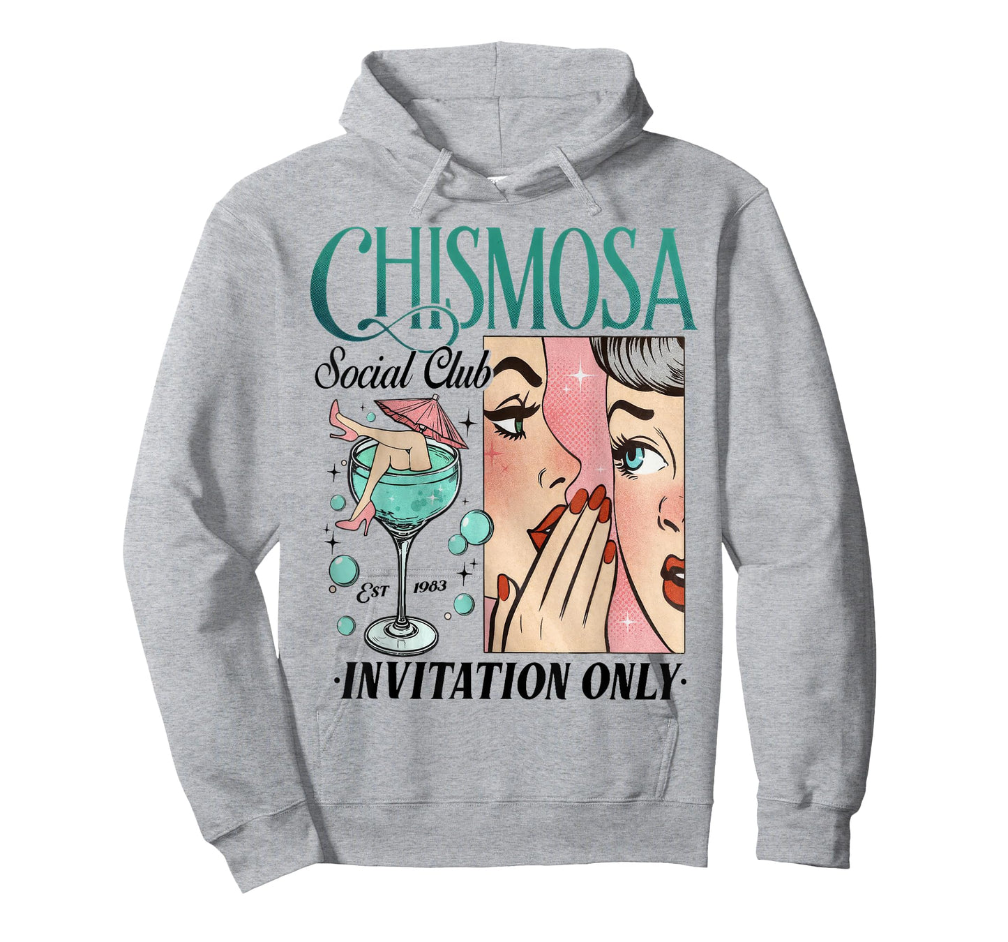 Retro Chismosa Social Club Latina Mexicana Mexican Party T-Shirt