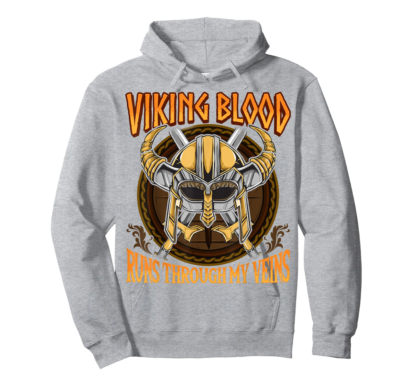 Viking Blood Runs through my Veins Norse Nordic Mythology T-Shirt